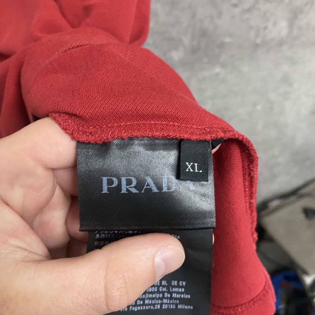 Prada Prada Polo T-Shirt Red Tab Size US XL / EU 56 / 4 - 10 Thumbnail