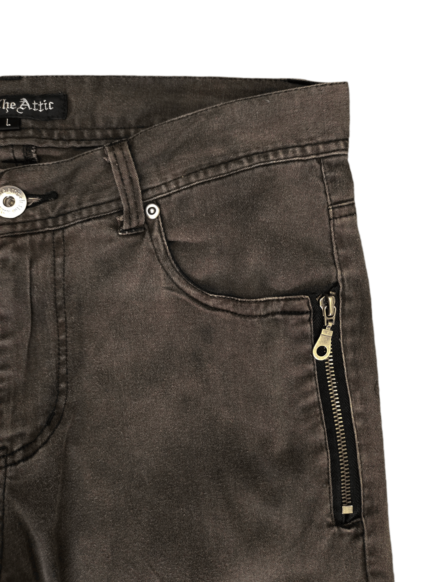 If Six Was Nine In The Attic Multi Pocket Zipper Sun Faded 3Q Pants Size US 32 / EU 48 - 4 Thumbnail