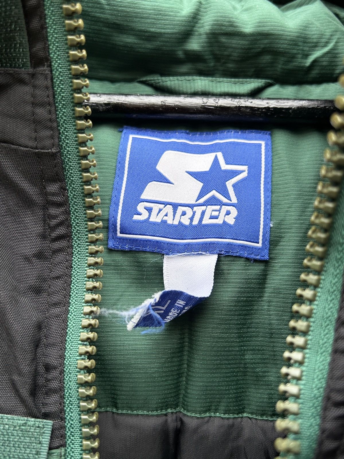 NFL 90s Vintage Starter Michigan State Spartans Parka Jacket Size US XL / EU 56 / 4 - 13 Thumbnail