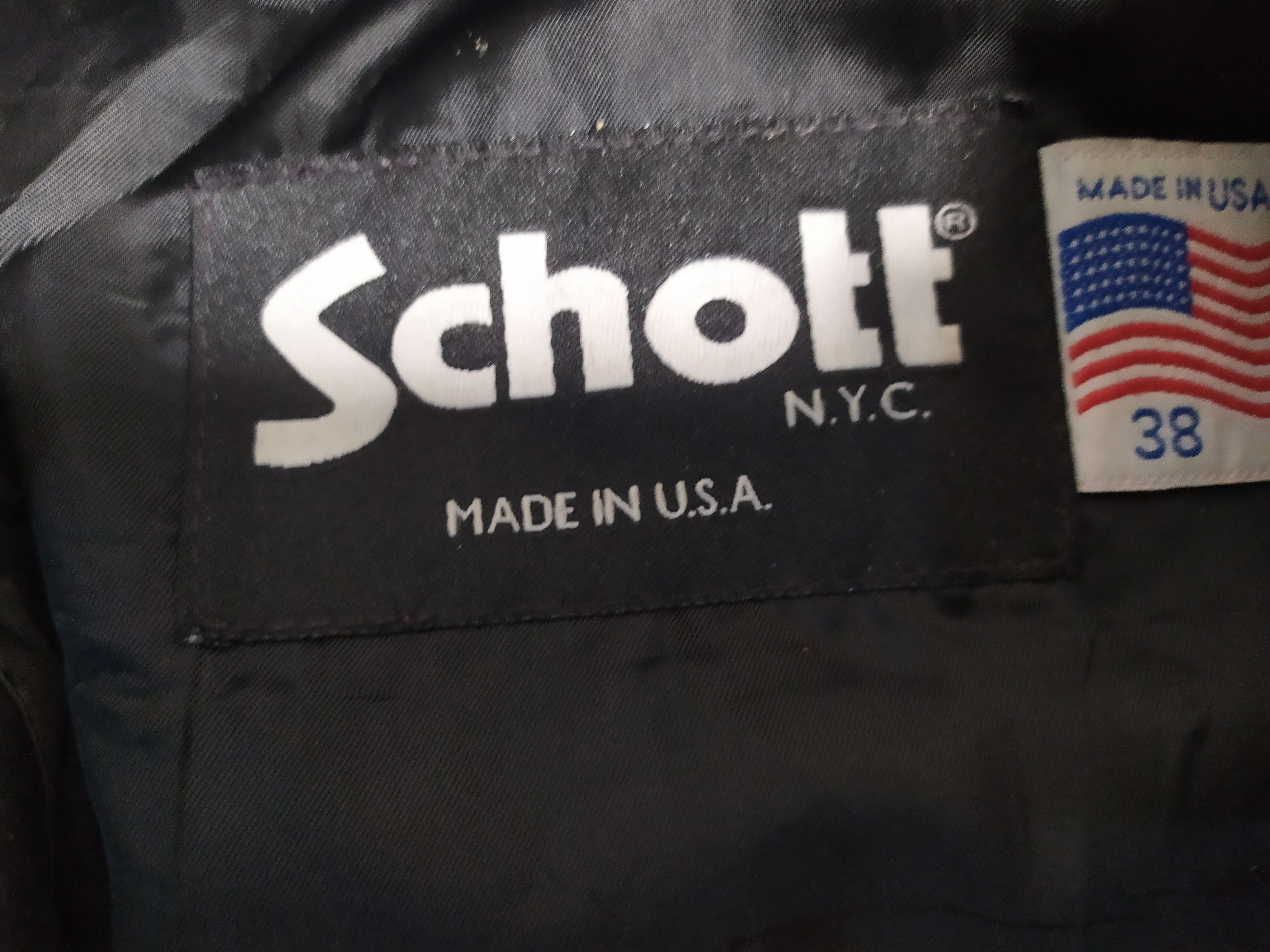 Schott Schott 641 Leather Jacket Size US M / EU 48-50 / 2 - 3 Thumbnail