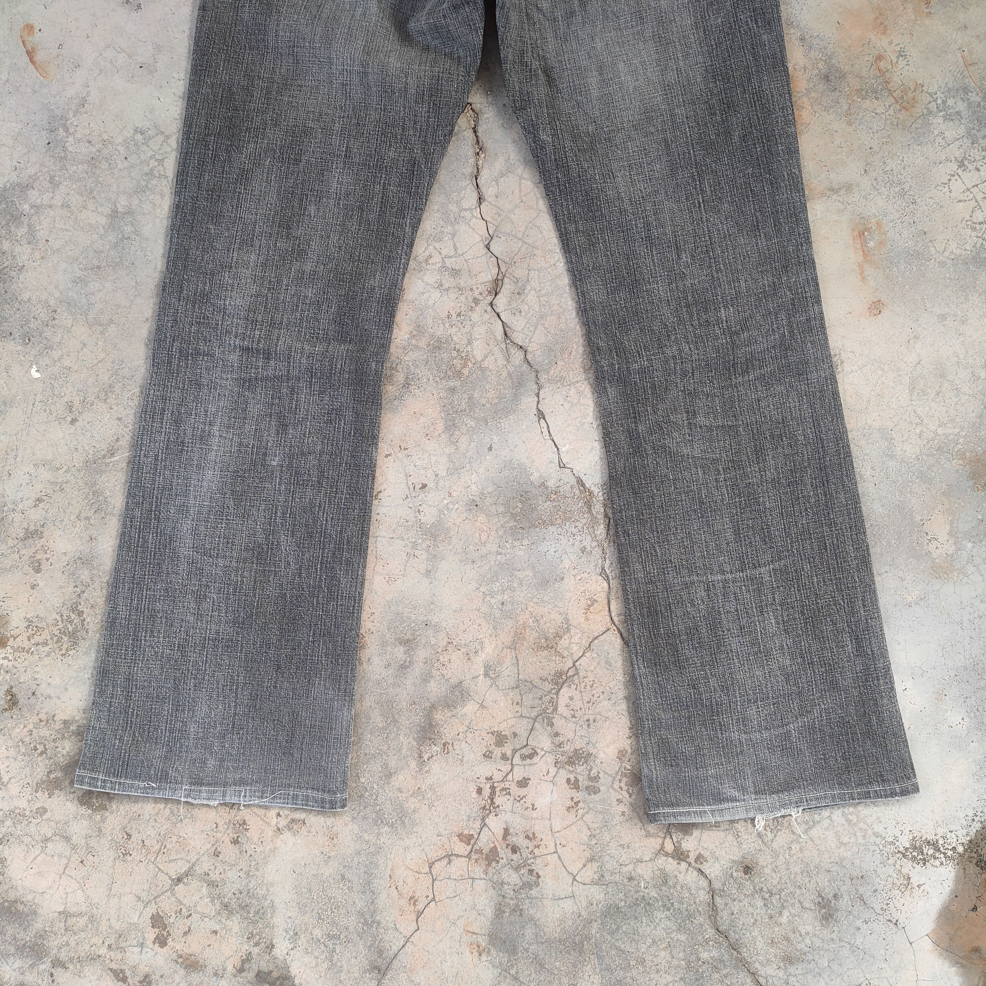 Wrangler W31 VINTAGE WRANGLER FLARE FADED DISTRESSED JEANS PANTS Size US 31 - 10 Thumbnail