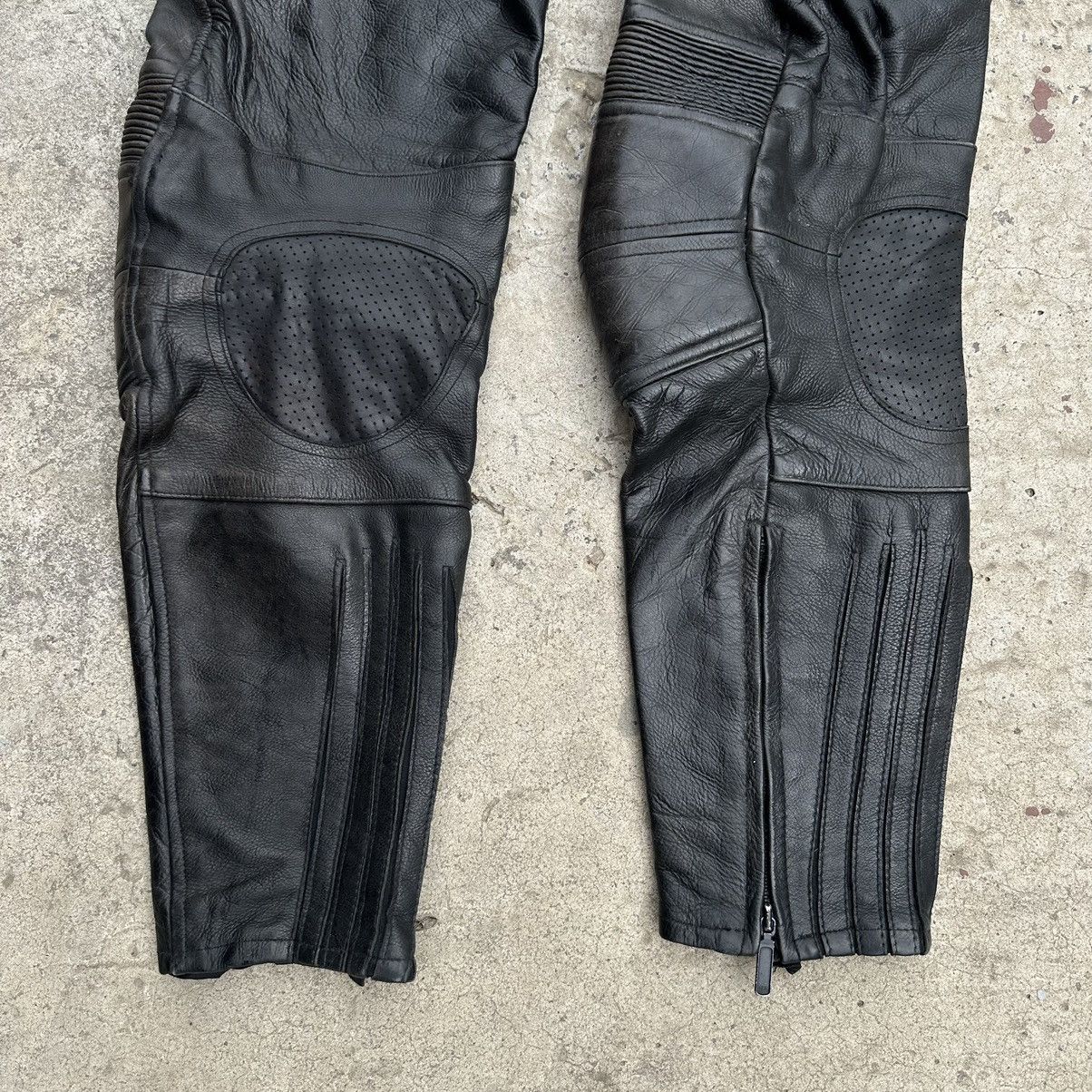 Leather Vintage Moto Leather Pants Size 50 Y2K Style USA 00s Size US 34 / EU 50 - 8 Thumbnail