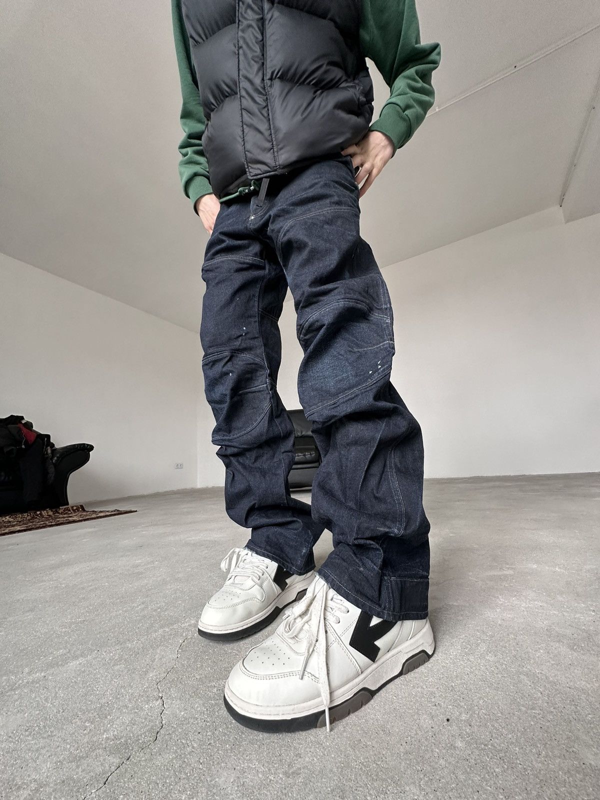G-Star Vintage G-Star Raw Double Knee Stacked Jeans Size US 34 / EU 50 - 1 Thumbnail
