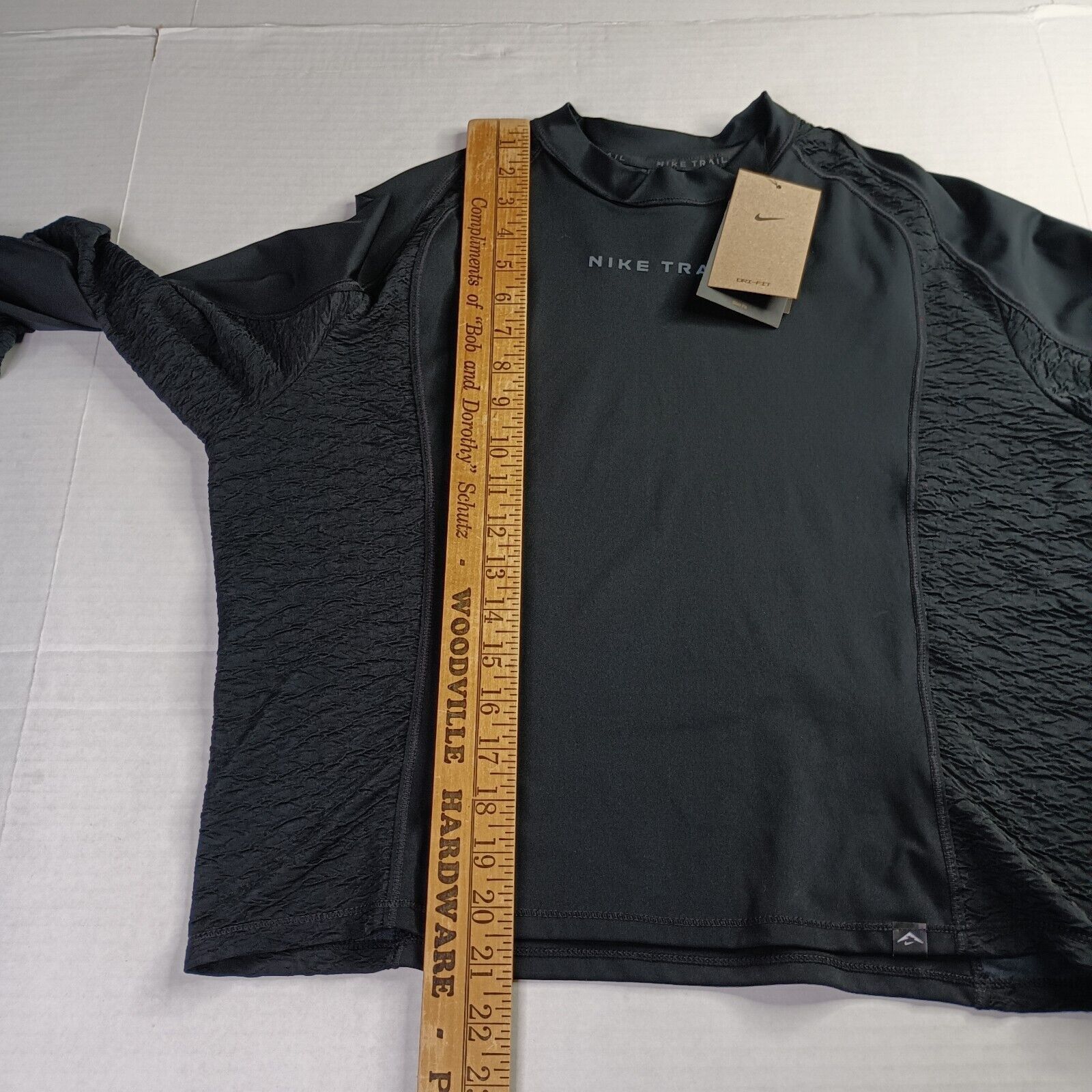 Nike Nike Trail Women's Dri-FIT Running Top Size XL XLarge Black Size XL / US 12-14 / IT 48-50 - 7 Thumbnail