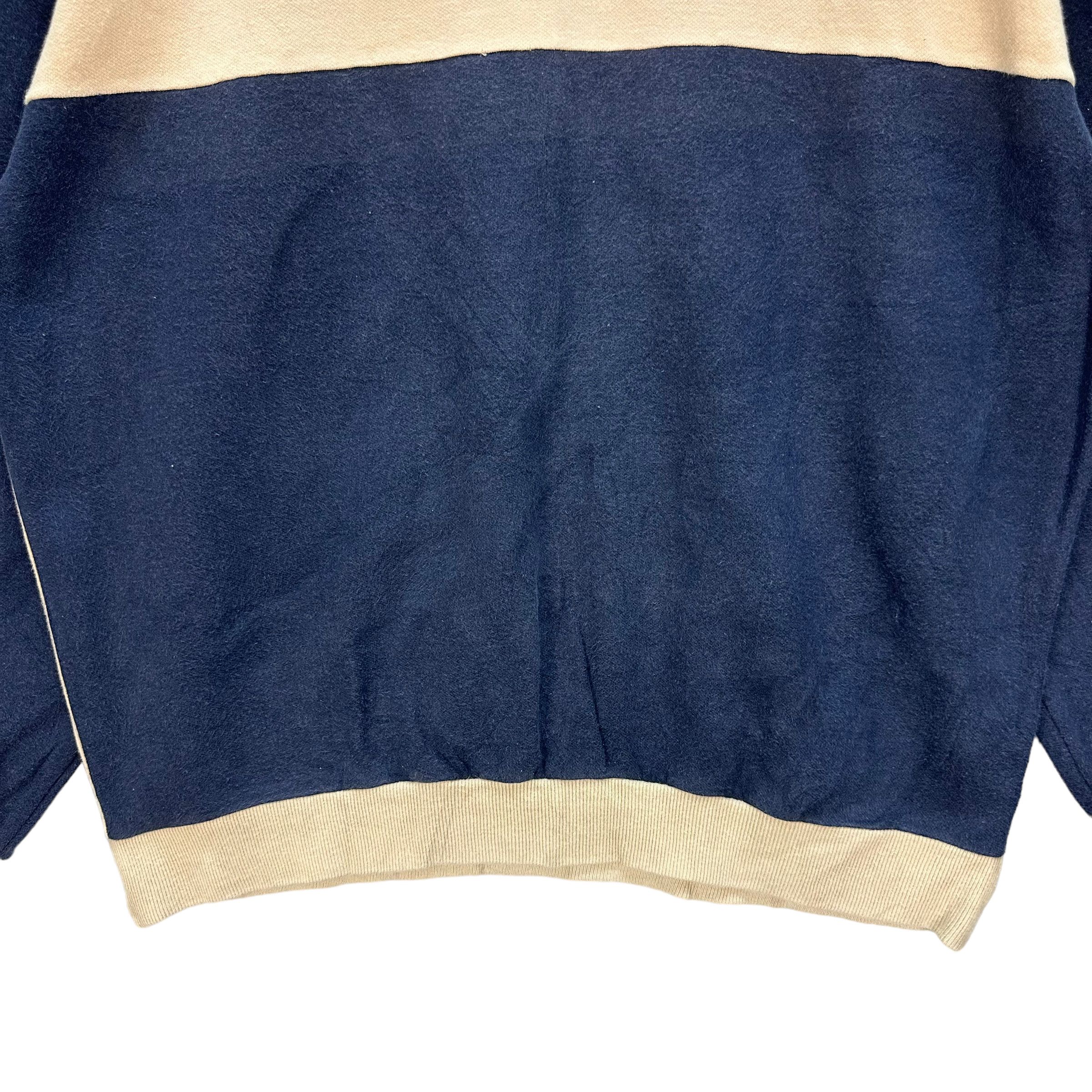 Japanese Brand STUDIO 0001 BY FERRE COLORBLOCK SWEATSHIRTS #7755-168 Size US L / EU 52-54 / 3 - 3 Thumbnail