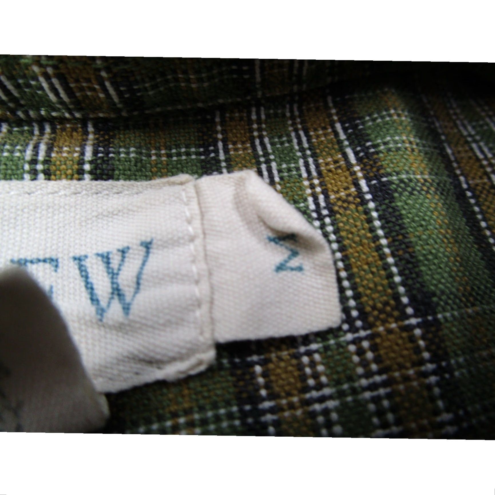 VINTAGE J.Crew Shirt Plaid Button-Down Mens M Green Casual Workwear Long Sleeve