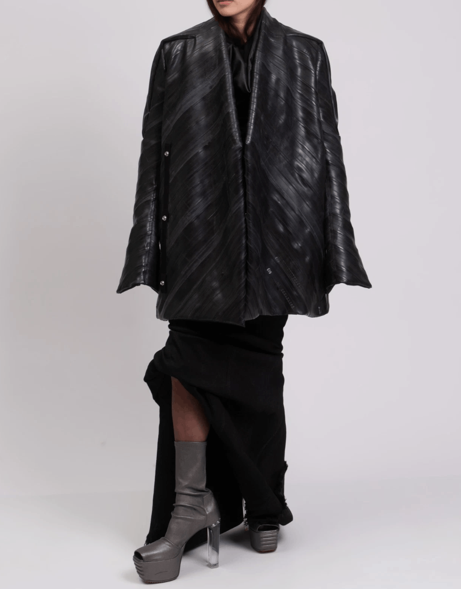 Rick Owens 1/1 RICK OWENS Recycled Rubber Jacket Size S / US 4 / IT 40 - 6 Thumbnail
