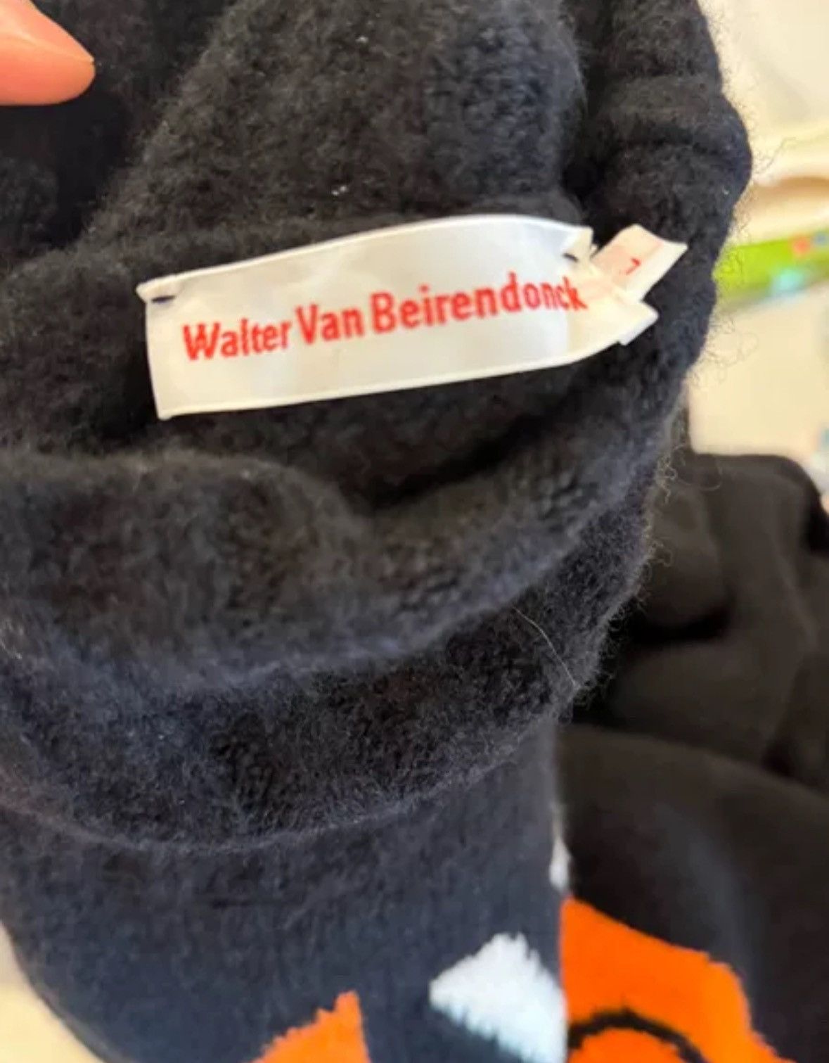 Walter Van Beirendonck WALTER VAN BEIRENDINCK SKULL KNIT Skull Collar Sweater Size US L / EU 52-54 / 3 - 4 Thumbnail