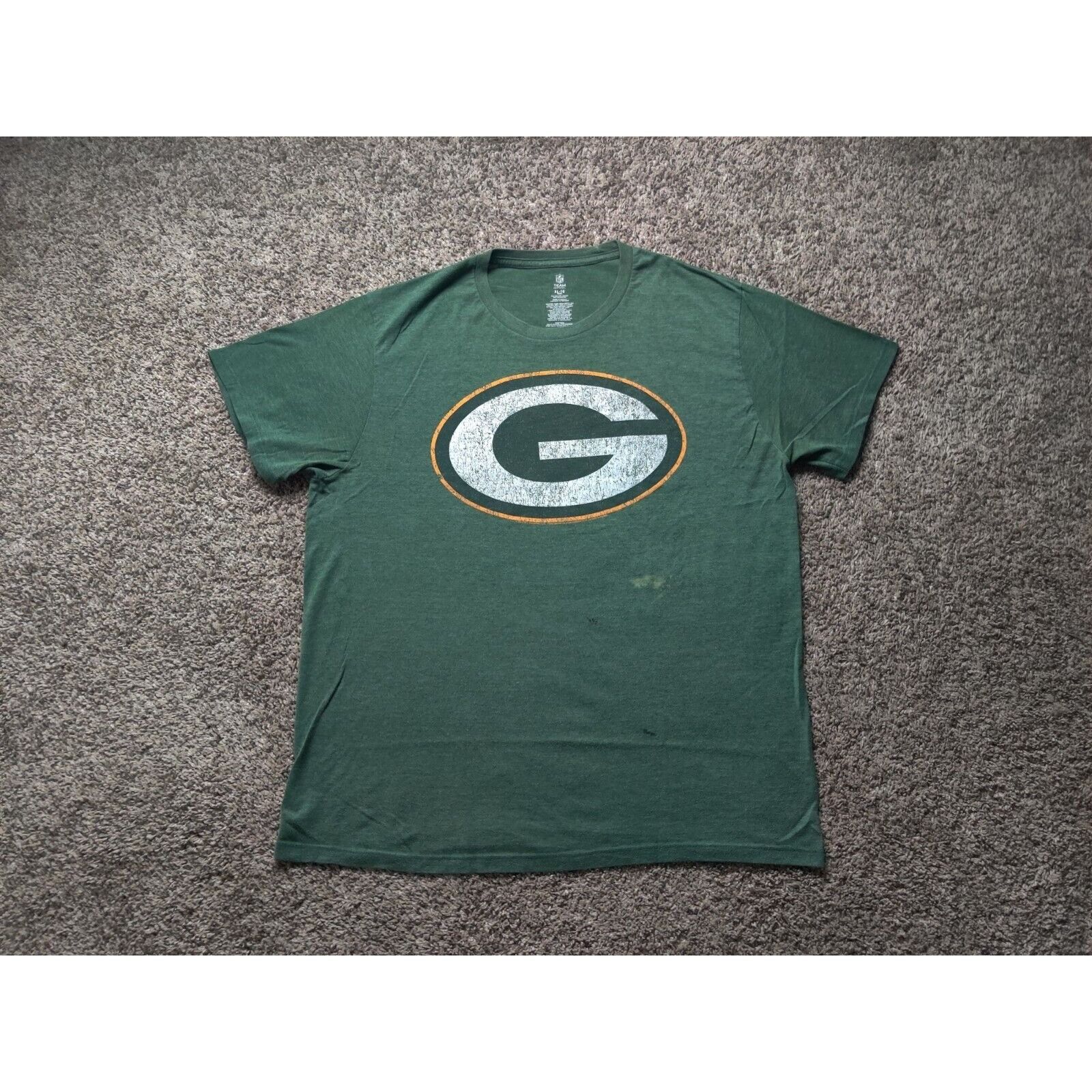 NFL Green Bay Packers Shirt Adult Mens XL Green Yellow Logo Size US XL / EU 56 / 4 - 1 Thumbnail