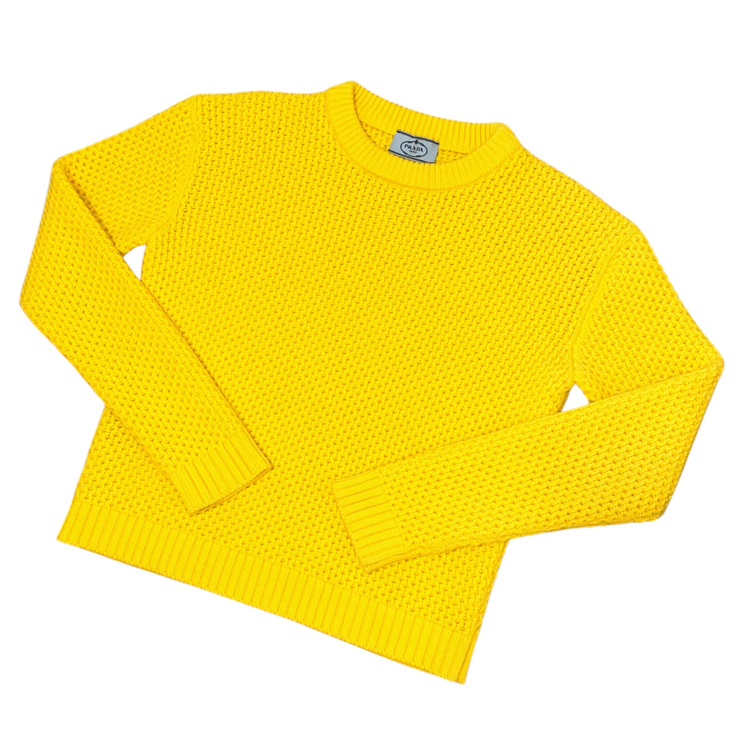 Prada Prada 70% Virgin Wool 30% Cashmere Crew Neck Knit Sweater Size XS / US 0-2 / IT 36-38 - 1 Thumbnail