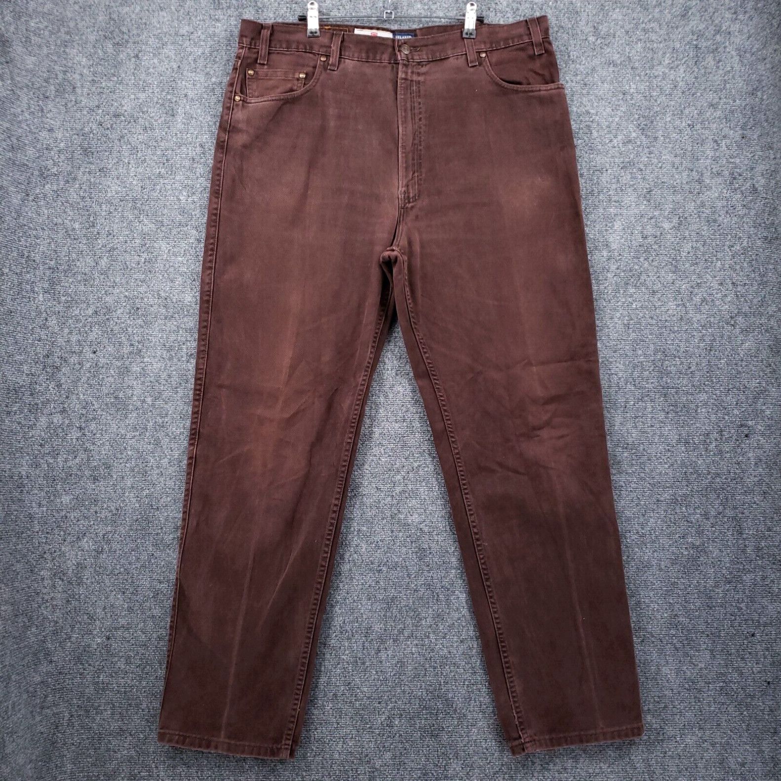 image of Levis Vintage Levi 540 Jeans Mens 38X32 Brown Relaxed Fit Brown Tab Usa Straight Denim in White