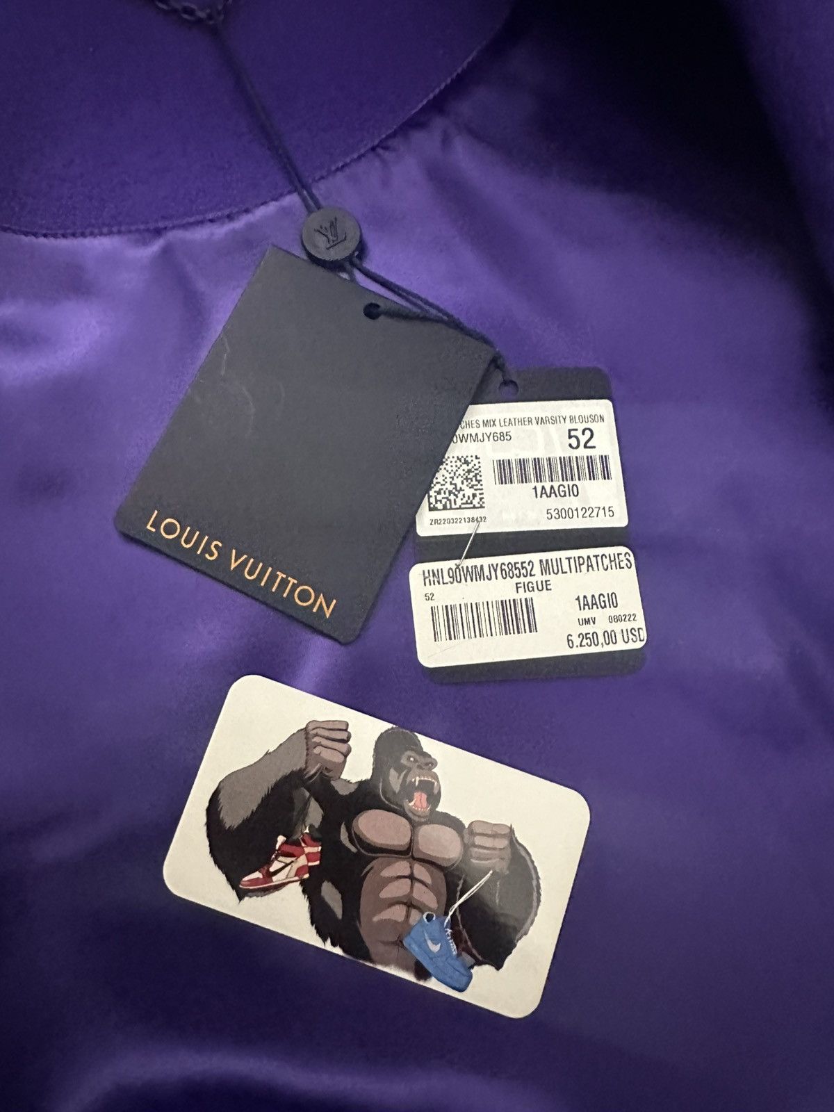 Louis Vuitton Louis Vuitton Multi-Patches Mixed Leather Varsity Blouson Size US XL / EU 56 / 4 - 8 Thumbnail