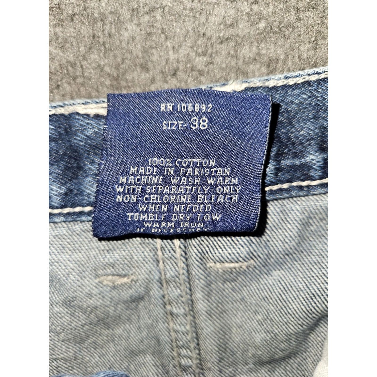 Vintage VINTAGE Joker Bermuda Shorts Mens 38 Blue Denim Baggy Hip Hop Relaxed Size US 38 / EU 54 - 3 Thumbnail