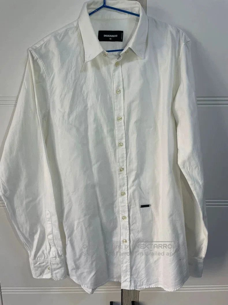 Dsquared2 Dsquared2 White Long Sleeve Shirt. Size US L / EU 52-54 / 3 - 1 Thumbnail