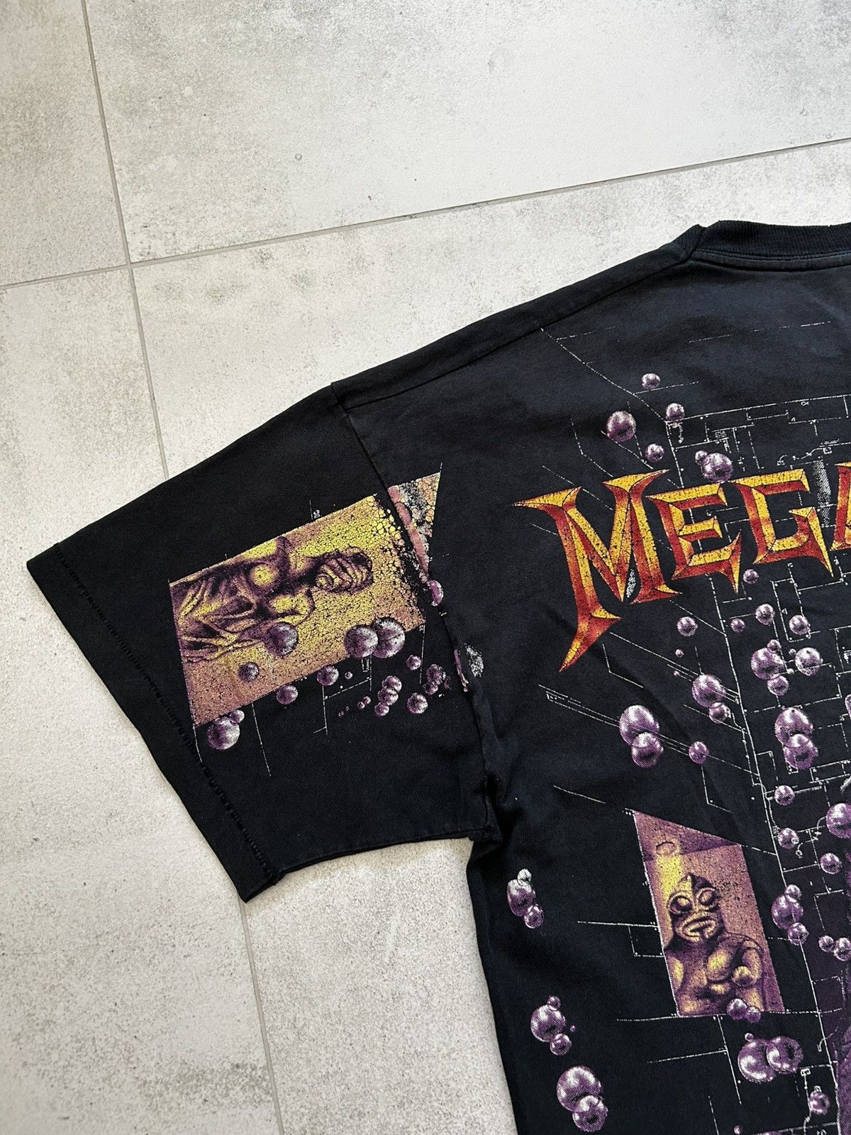 Band Tees Vintage 1991 Megadeth All Over Tee Size US XL / EU 56 / 4 - 9 Thumbnail