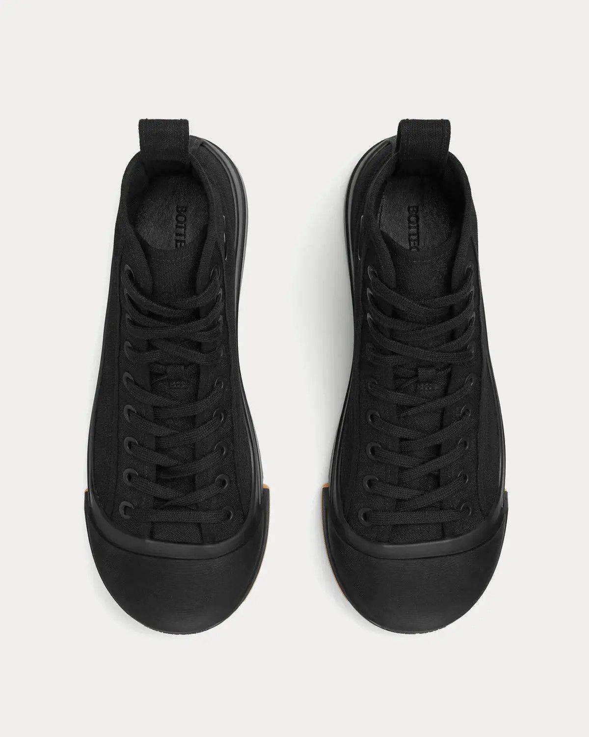 Bottega Veneta o1w1db10525 Vulcan Hi-Top Sneakers in Black Size US 11 / EU 44 - 2 Thumbnail