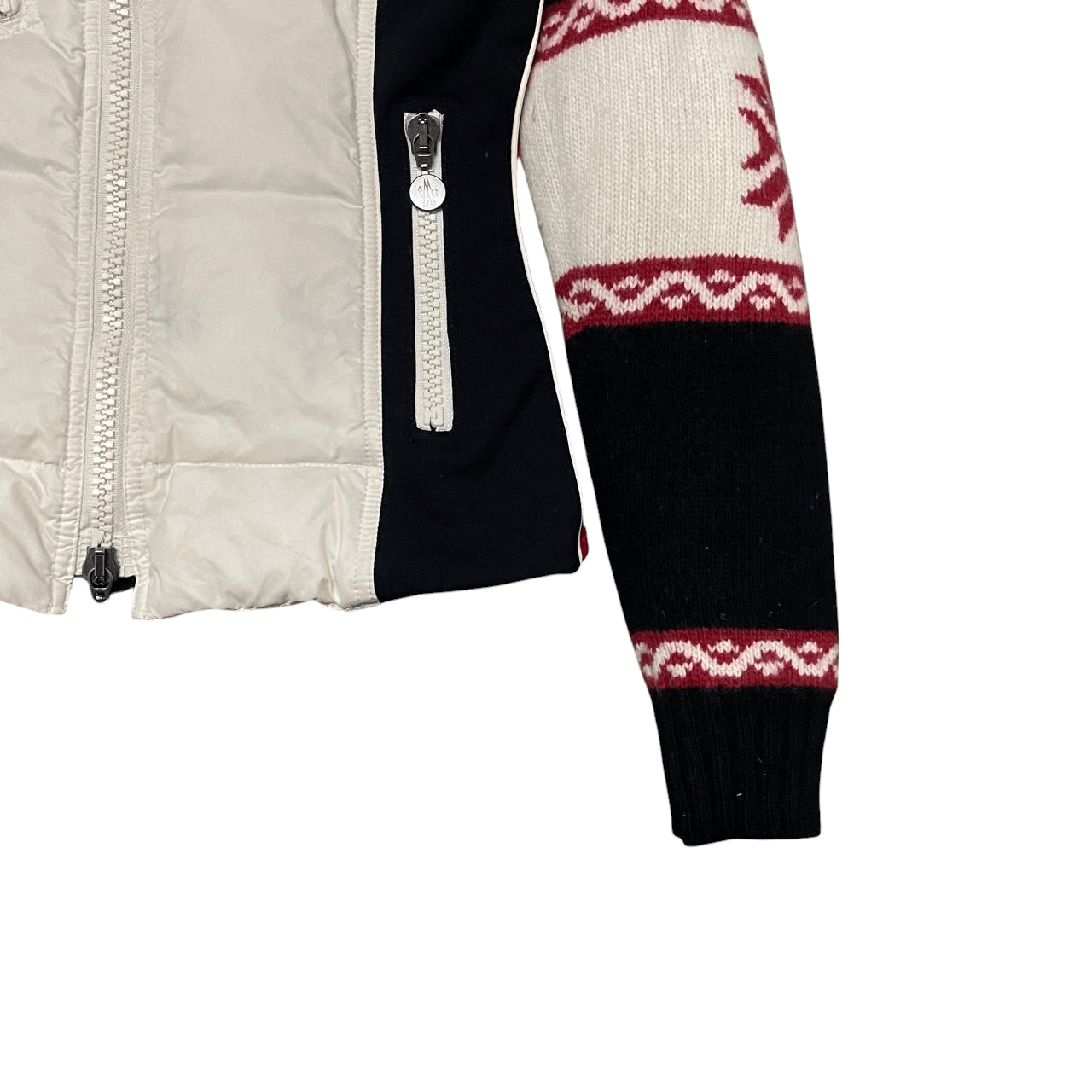 Moncler Moncler Knitted Sleeve Puffer Jacket Size S / US 4 / IT 40 - 5 Thumbnail