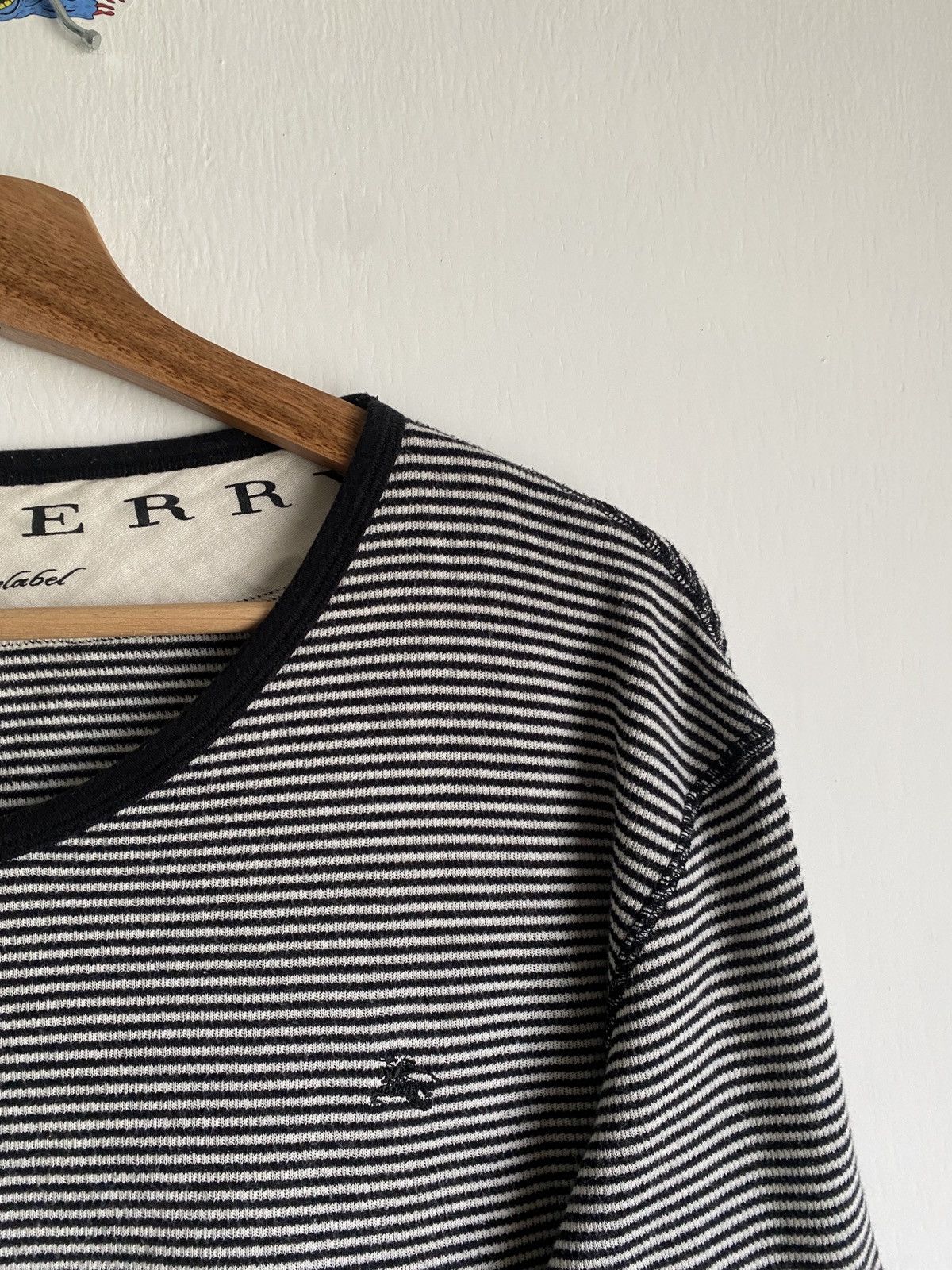 Burberry × Burberry Prorsum Burberry Blue Label Stripe Tee Size US L / EU 52-54 / 3 - 2 Thumbnail