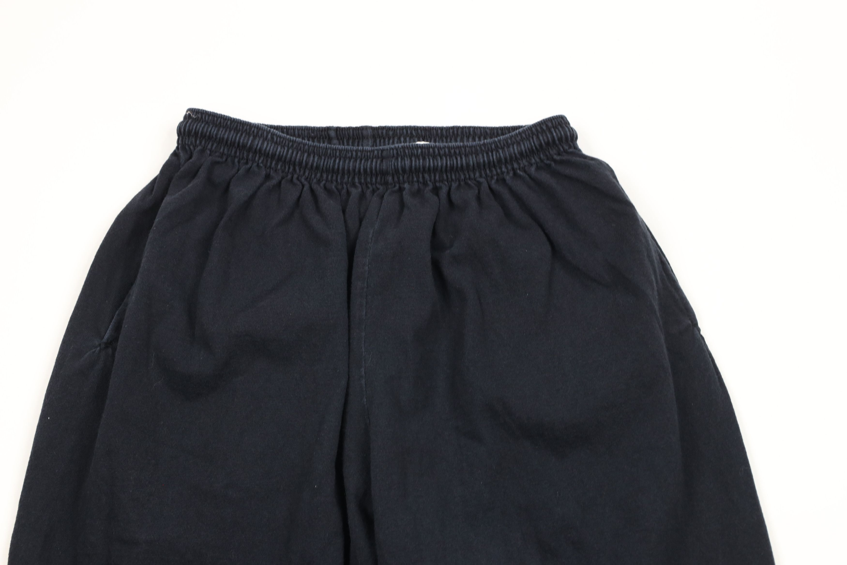 Russell Athletic × Vintage Vintage 90s Russell Athletic Cuffed Joggers Pants Black Size US 34 / EU 50 - 2 Thumbnail