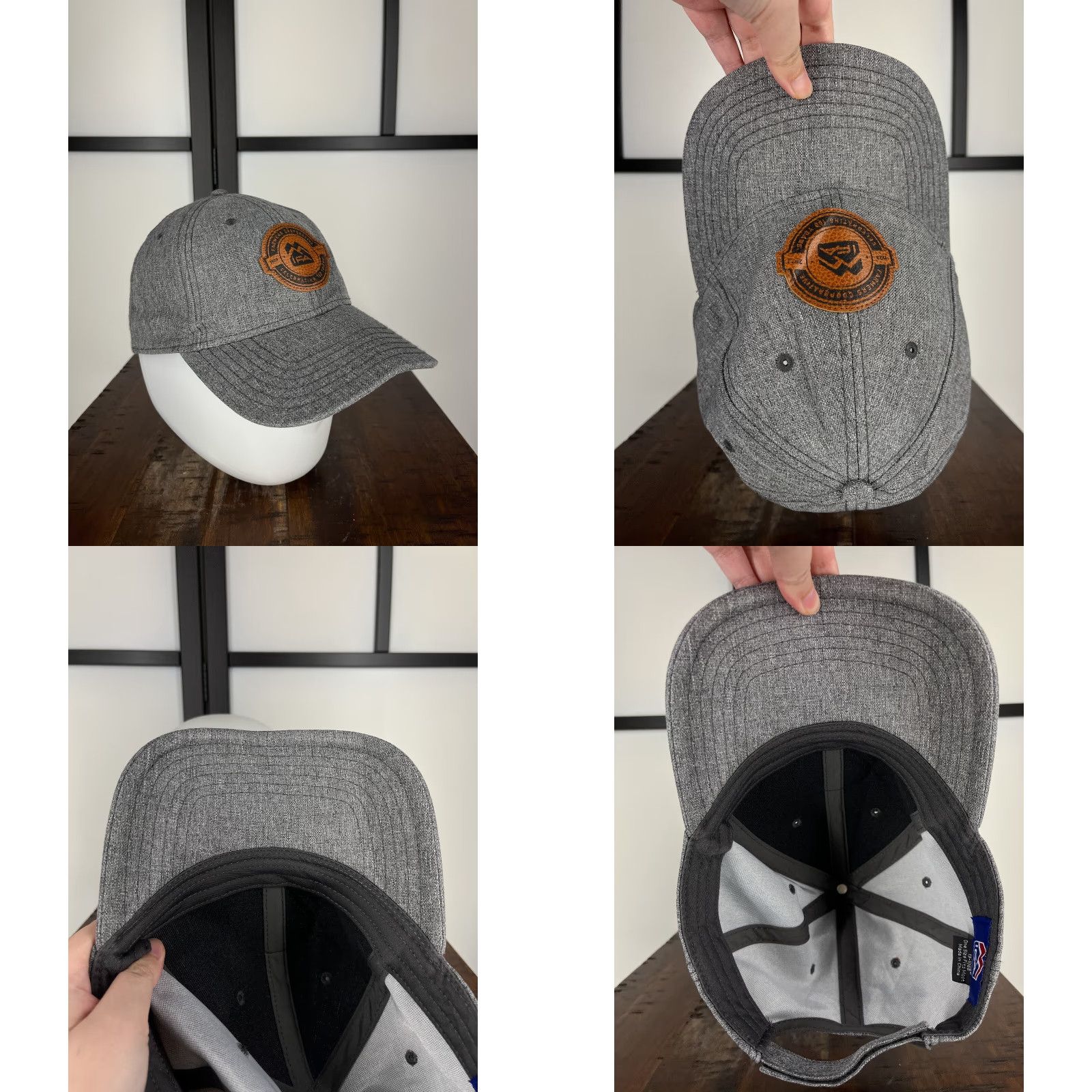 Vintage Otto IFA 100 years Hat Cap Strap Back Adult OS Gray 100% Poly Farmers Cooperative Baseball Cap Size ONE SIZE - 8 Thumbnail