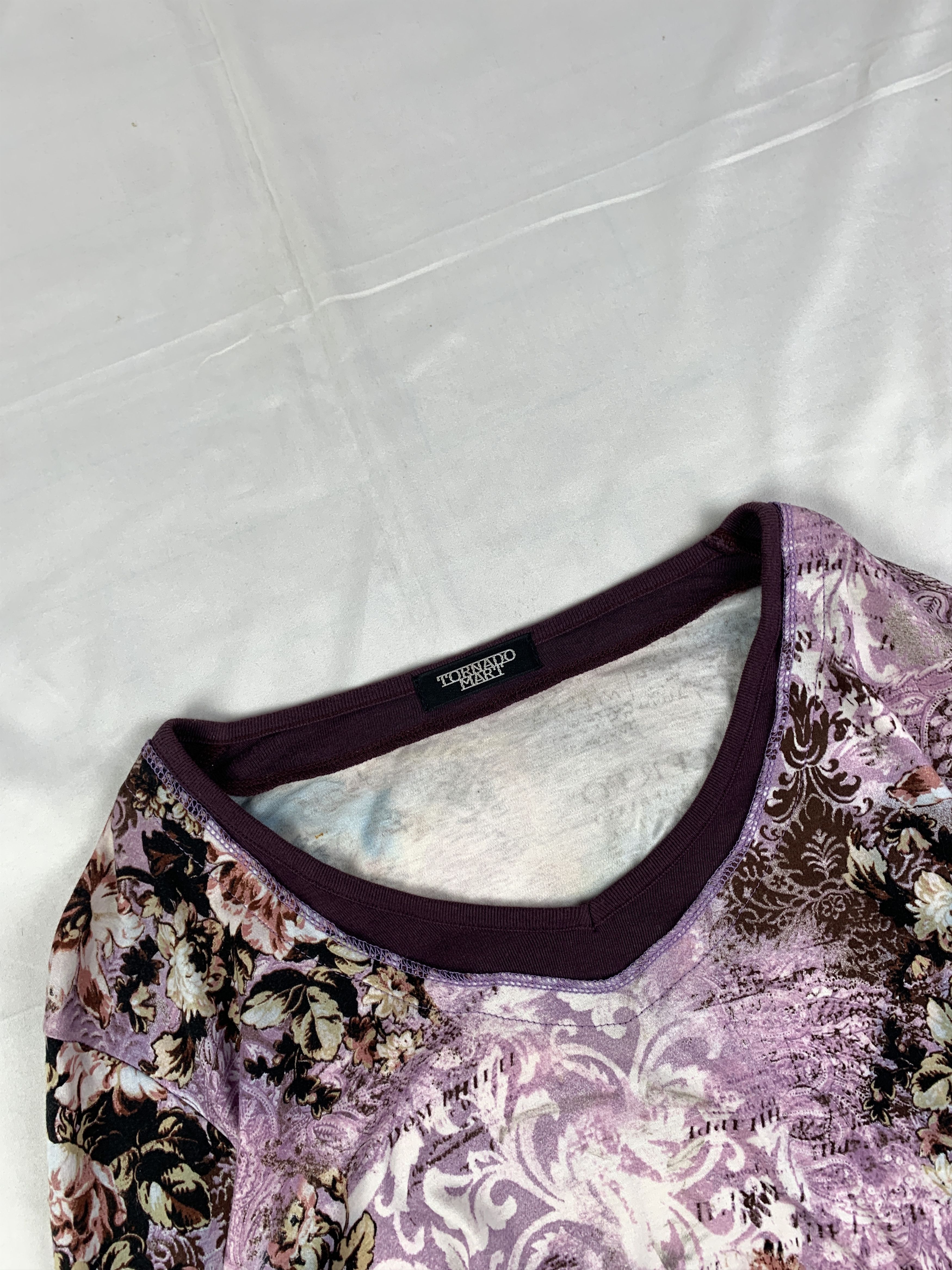Tornado Mart 2000s Tornado Mart Japan Floral Poem Top (M) Size M / US 6-8 / IT 42-44 - 6 Thumbnail