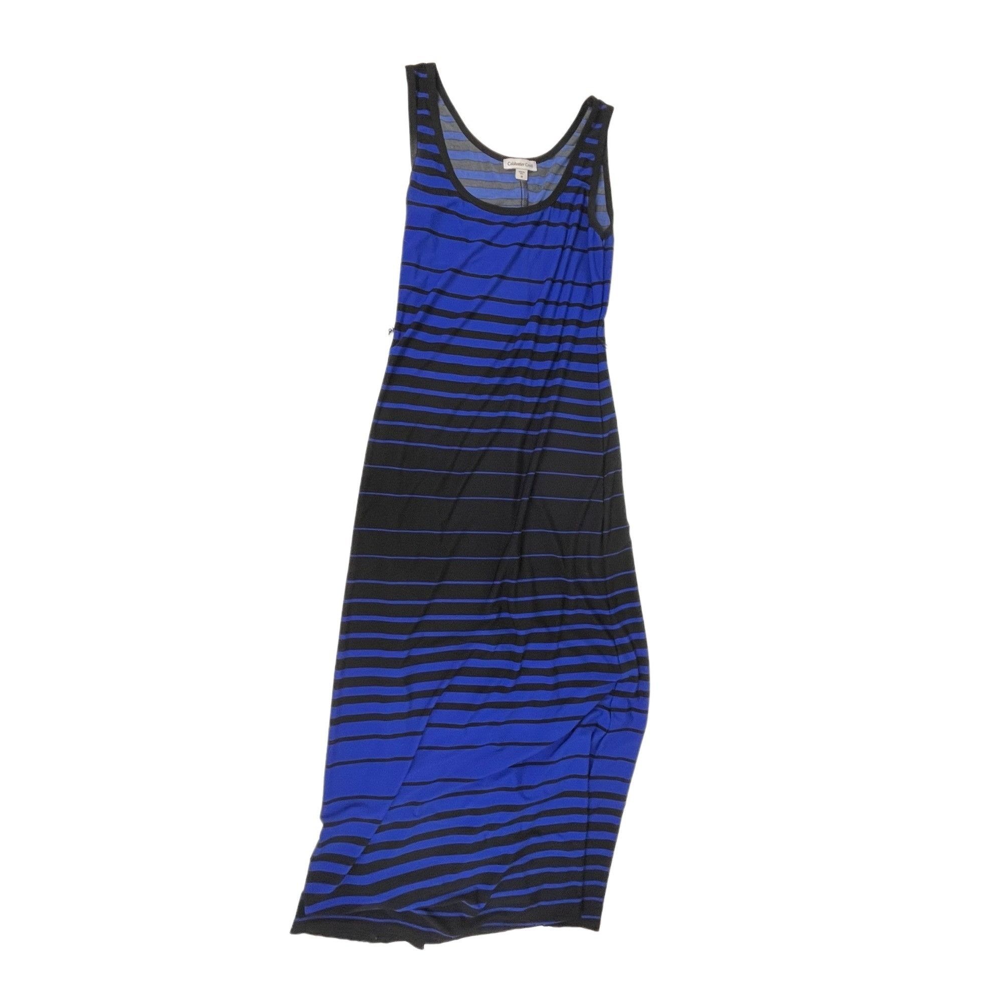 Coldwater Creek Coldwater Creek Women's Maxi Dress Blue Striped Sleeveless S Size L / US 10 / IT 46 - 3 Thumbnail