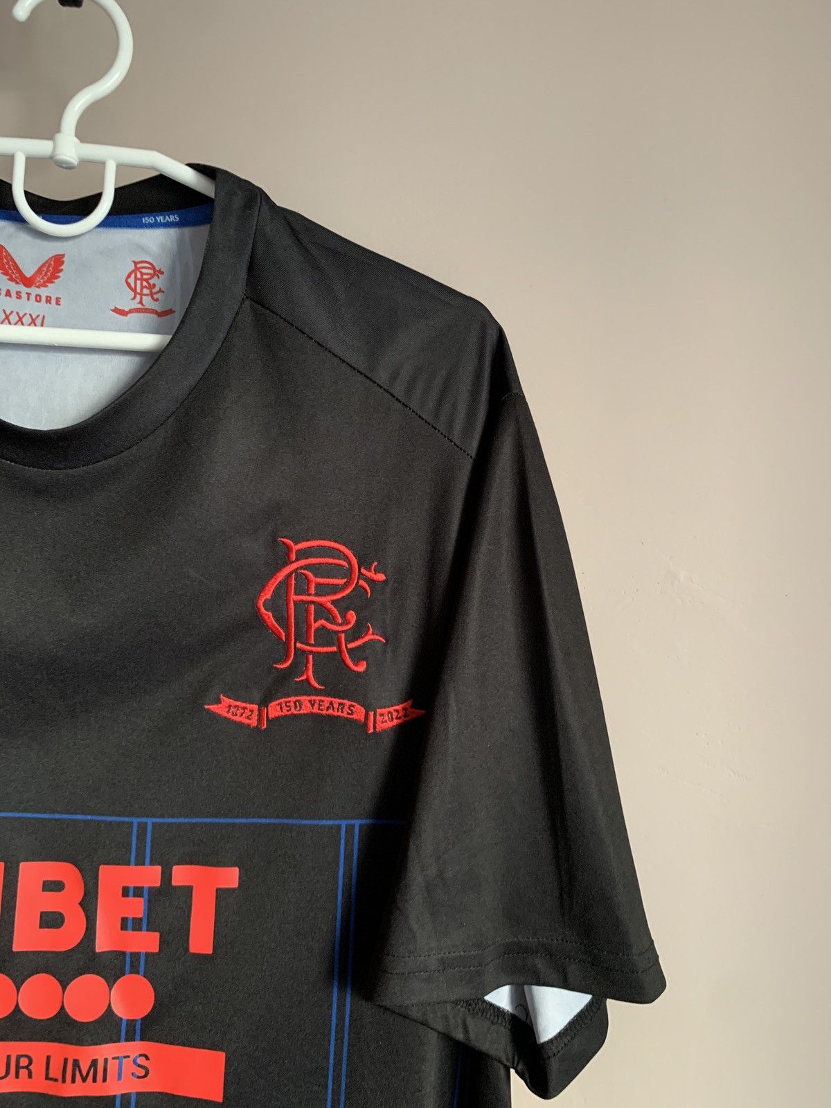 Other Rangers FC Glasgow 150 Year Away soccer jersey 2022 castore Size US XXL / EU 58 / 5 - 4 Thumbnail