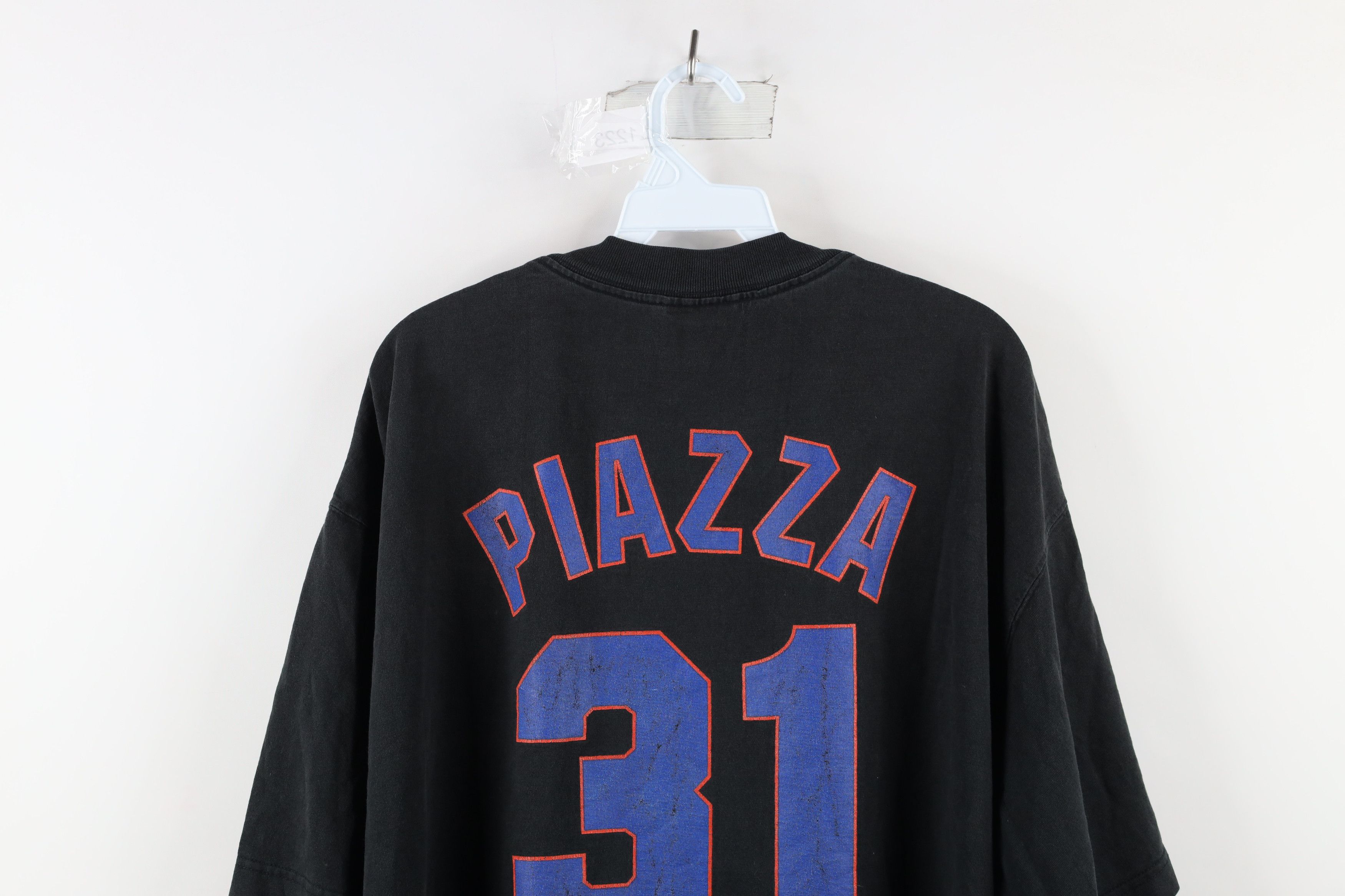 Majestic Vintage Majestic Piazza New York Mets Baseball T-Shirt Black Size US XL / EU 56 / 4 - 11 Thumbnail