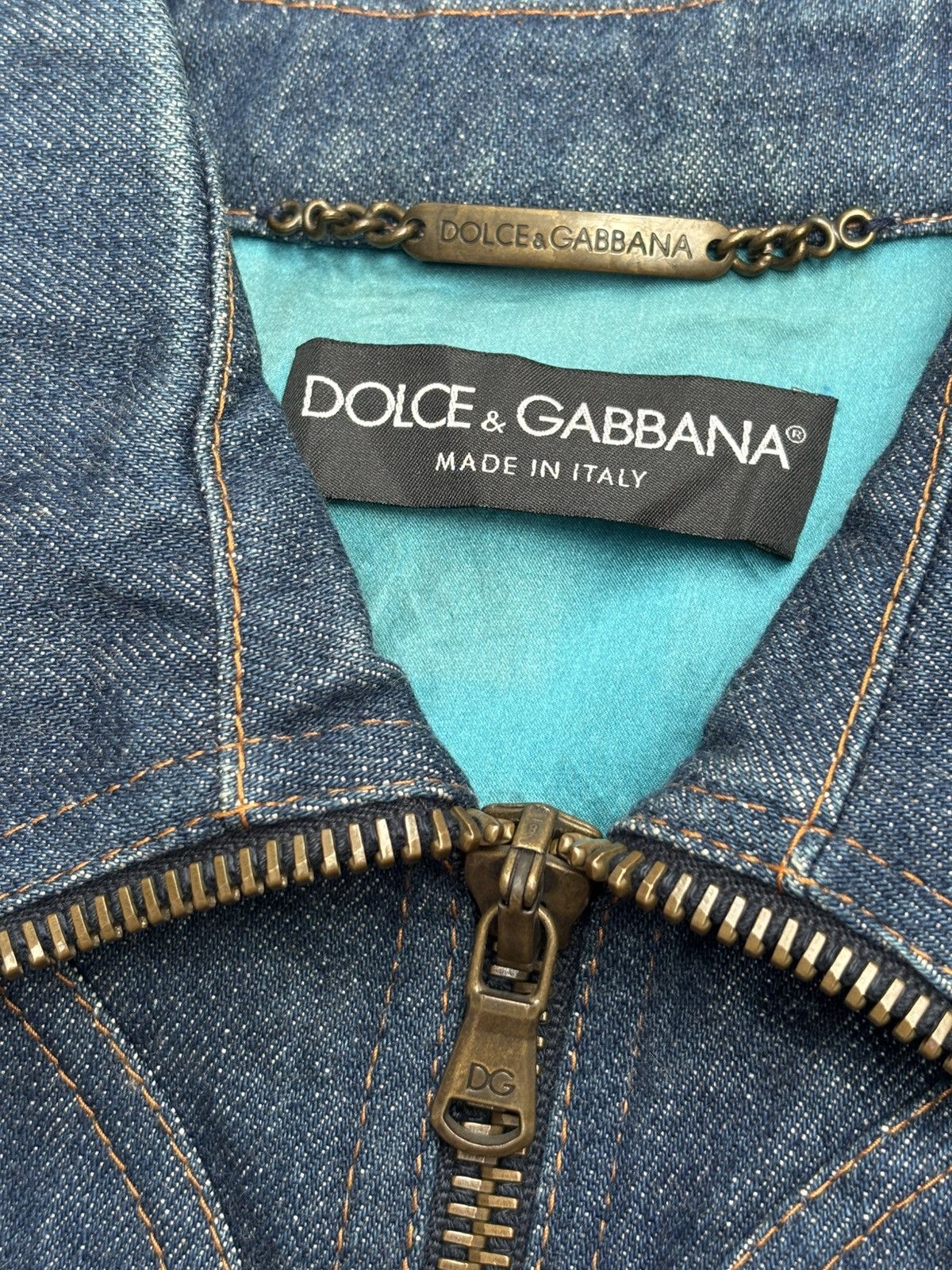 Dolce & Gabbana SS02 Trucker Denim Jacket Size M / US 6-8 / IT 42-44 - 9 Thumbnail