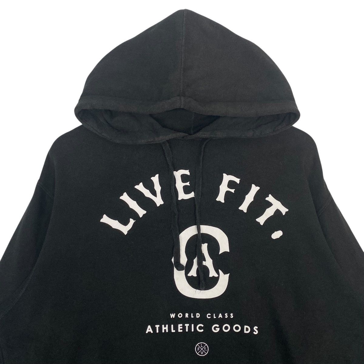 Vintage Vintage Life Fit Hoodie Sweater Black Big Logo Size M Size US M / EU 48-50 / 2 - 4 Thumbnail