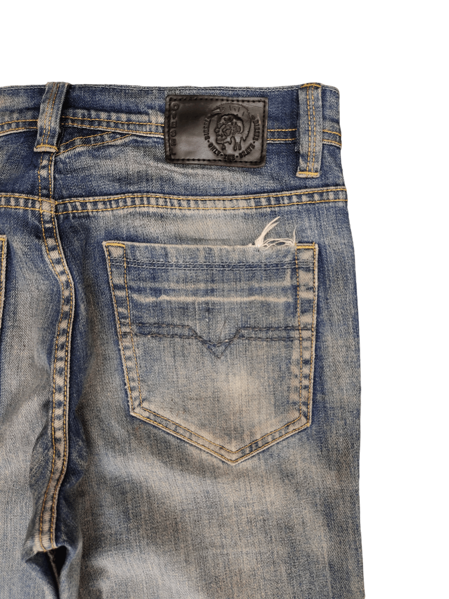 Diesel Vintage Y2k Diesel Faded Slim Fit Denim Jeans Size US 32 / EU 48 - 12 Thumbnail