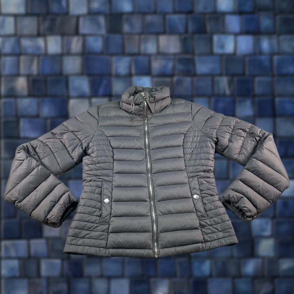 Abercrombie & Fitch Abercrombie & Fitch Puffer Jacket Womens Small Gray Down Insulated Quilted Jacket Size S / US 4 / IT 40 - 1 Thumbnail