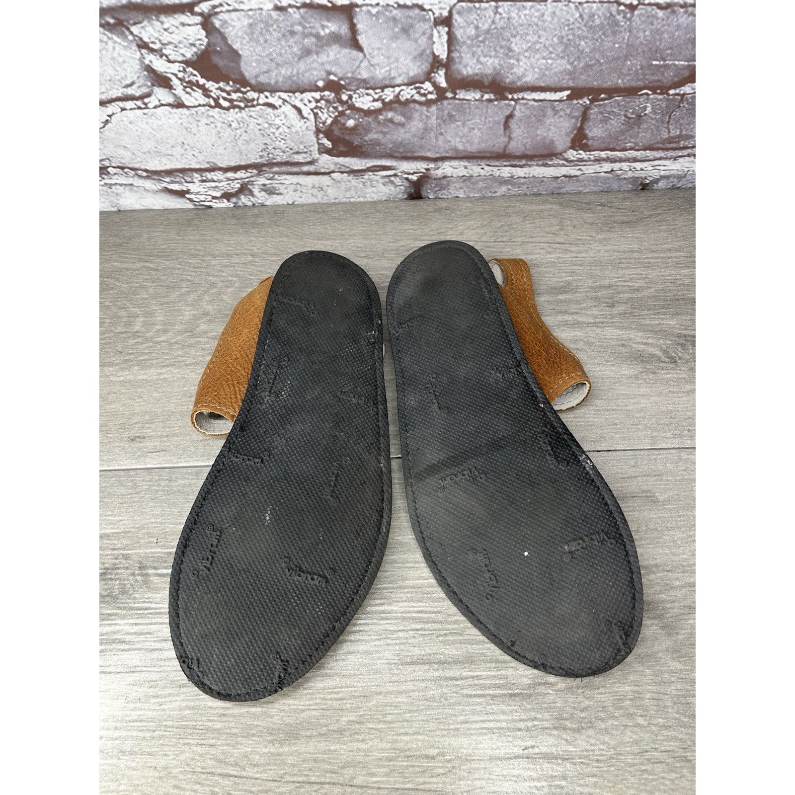 Soulstar Softstar Barefoot Minimalist Brown Leather Ankle Strap Vibra Size US 5 / IT 35 - 9 Thumbnail