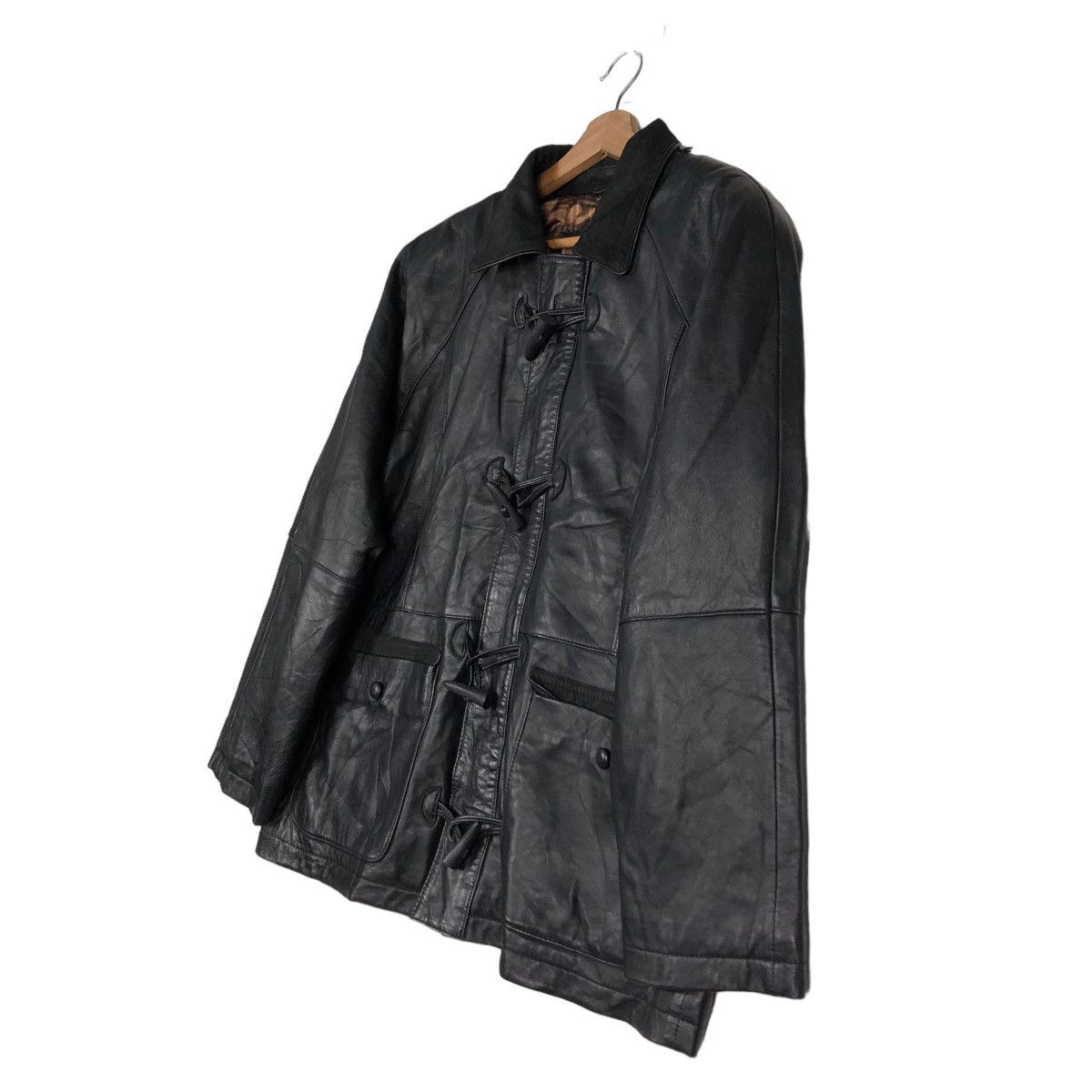 Japanese Brand 🔥Vintage Biker Leather Jacket Donobio Blanket Issey Miyake Size US M / EU 48-50 / 2 - 2 Thumbnail