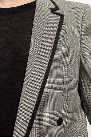 Saint Laurent Paris o1bcso1str1124 Long Double Breasted Jacket in Grey Size US M / EU 48-50 / 2 - 5 Thumbnail