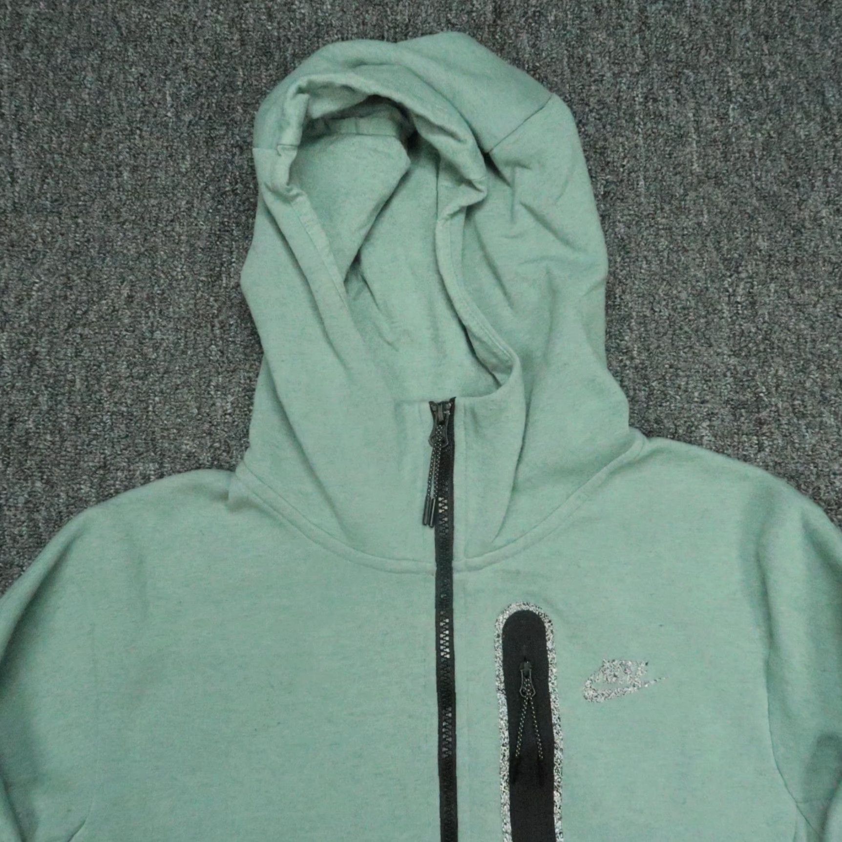Nike Nike Hoodie Men Small Ice Green Tech Fleece Windrunner Full Zip Winterized Size US S / EU 44-46 / 1 - 2 Thumbnail