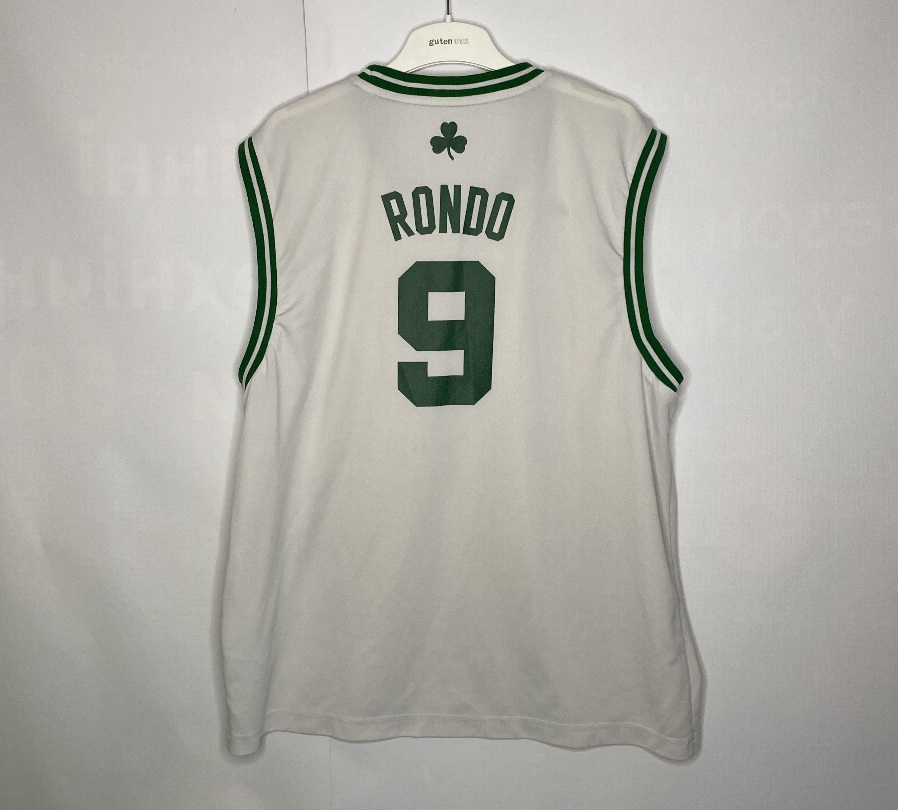 Adidas × NBA RONDO #9 BOSTON CELTICS 2013 NBA BASKETBALL SHIRT JERSEY Size US XL / EU 56 / 4 - 2 Thumbnail