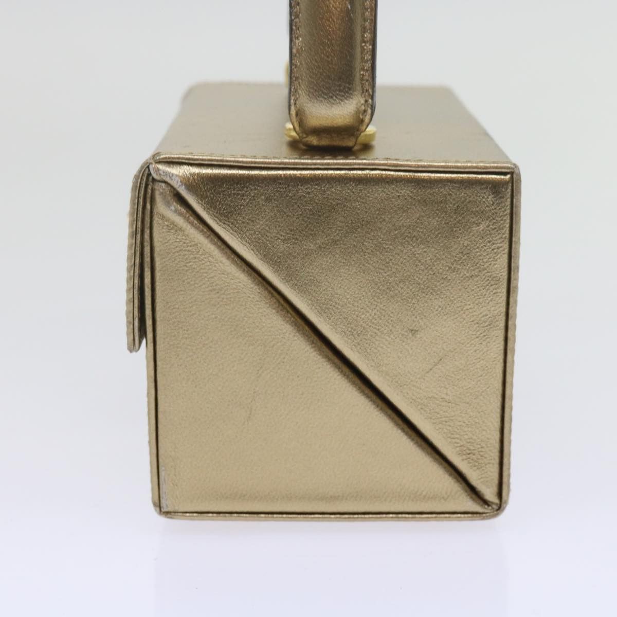 Salvatore Ferragamo Salvatore Ferragamo Gancini Hand Bag Leather Gold Tone Size ONE SIZE - 4 Thumbnail