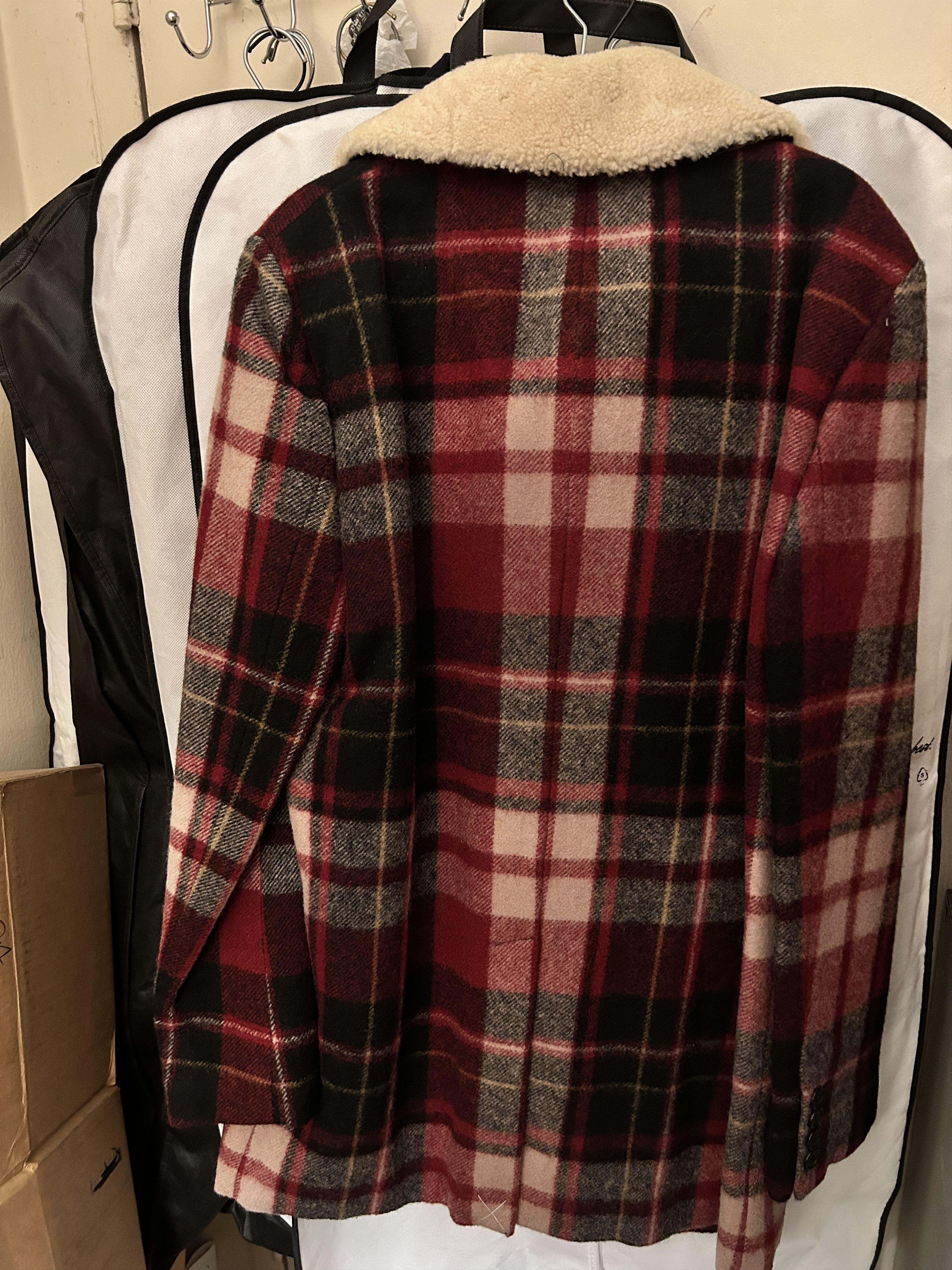 Saint Laurent Paris Saint Laurent Checked Trapper Shearling Jacket Size: 48 Size US M / EU 48-50 / 2 - 6 Thumbnail