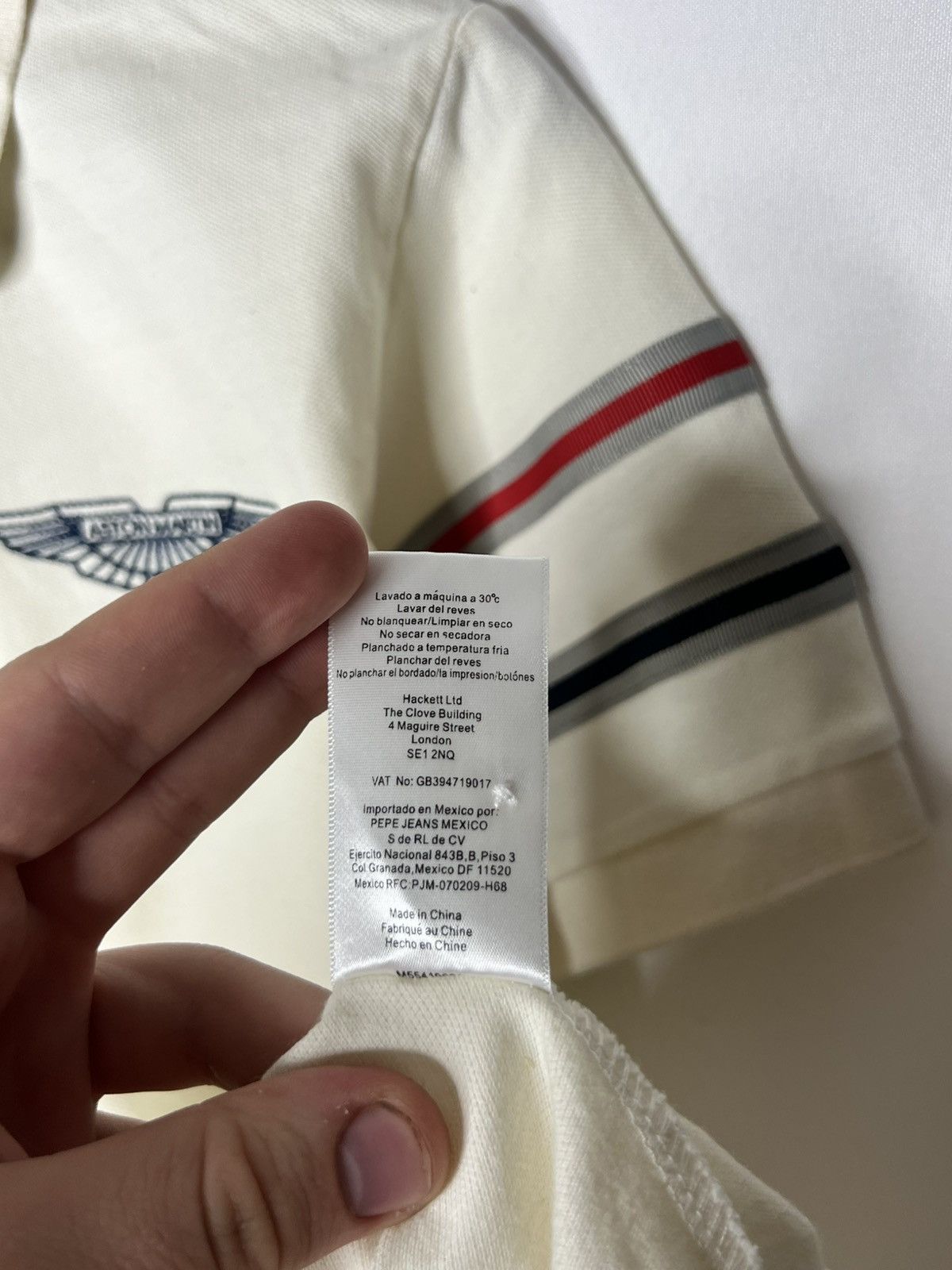 Hackett Vintage Hackett Aston Martin Racing Polo Shirt Short Sleeve Size US M / EU 48-50 / 2 - 11 Thumbnail