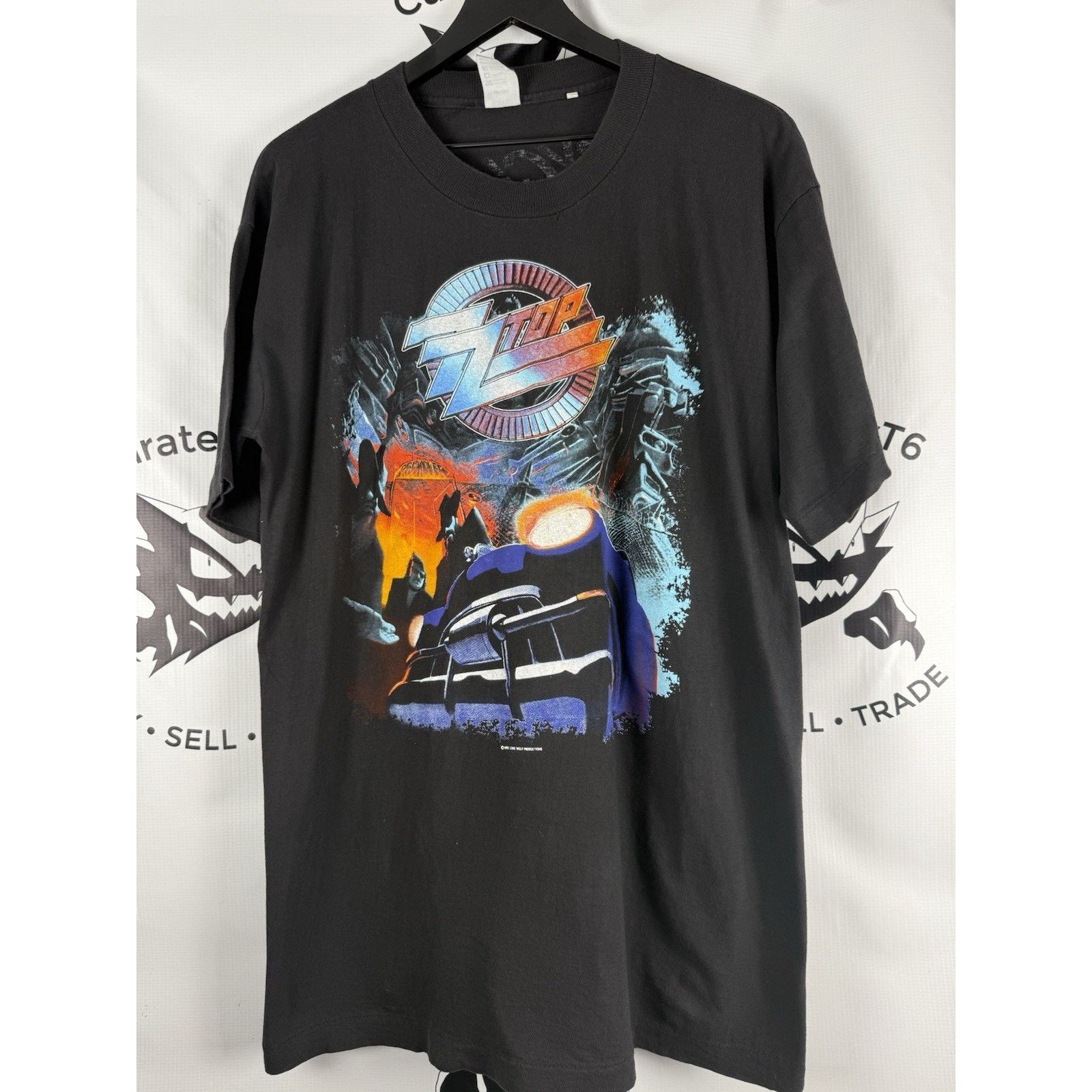Band Tees × Vintage Vintage ZZ Top 1991 Recycler Tour T Size XL Single Stitch Size US XL / EU 56 / 4 - 1 Thumbnail