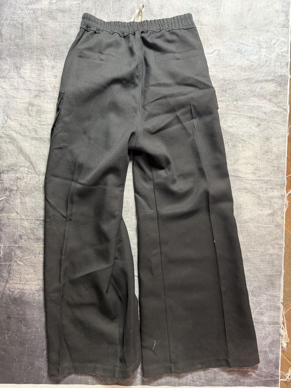 Rick Owens Rick Owens Wool Cargobelas 'Black' Size US 34 / EU 50 - 2 Thumbnail