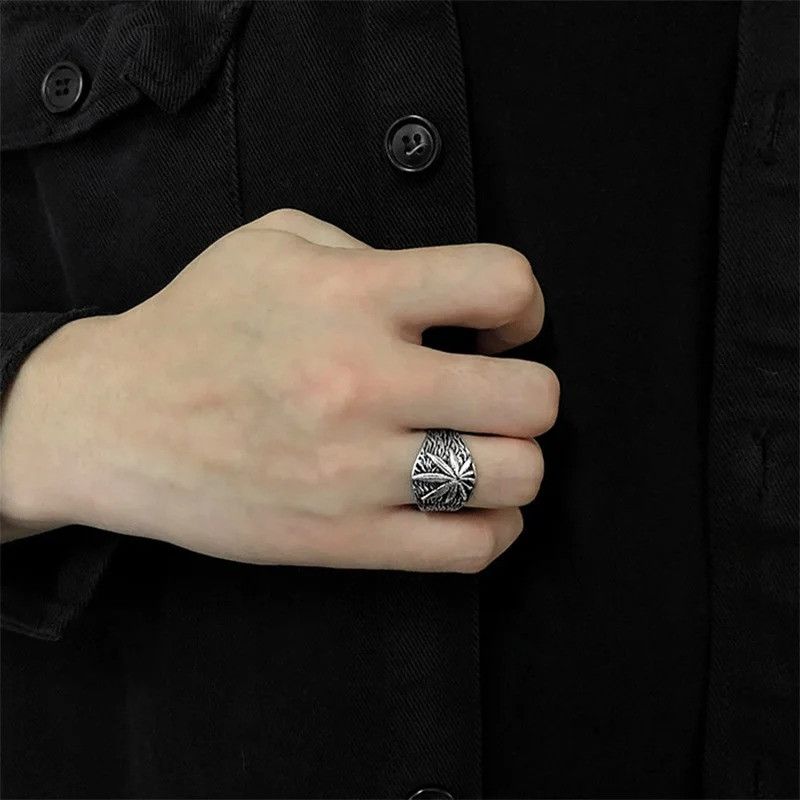 Japanese Brand × Jewelry × Vintage Leaves Open Ring Size ONE SIZE - 7 Thumbnail