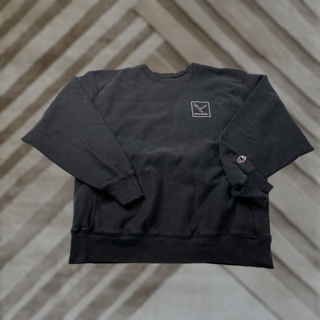 Champion VINTAGE Champion Reverse Weave Pullover Sweatshirt Men L Black Reversible Premium Crewneck Binghamton Size US L / EU 52-54 / 3 - 1 Thumbnail