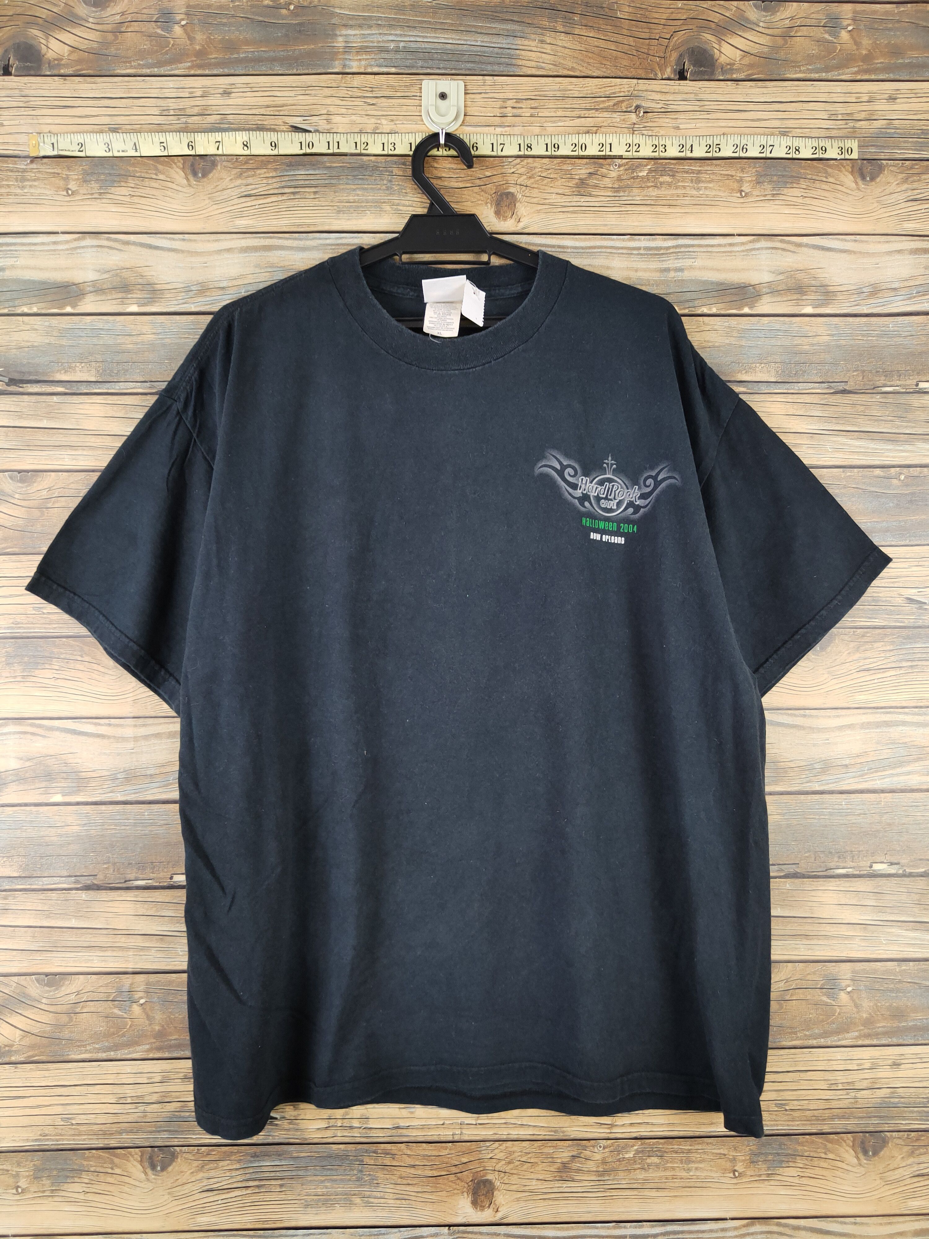 Hard Rock Cafe × Vintage DL Hard Rock Cafe Halloween Black Short Sleeve T-shirt #1024 Size US XL / EU 56 / 4 - 1 Thumbnail