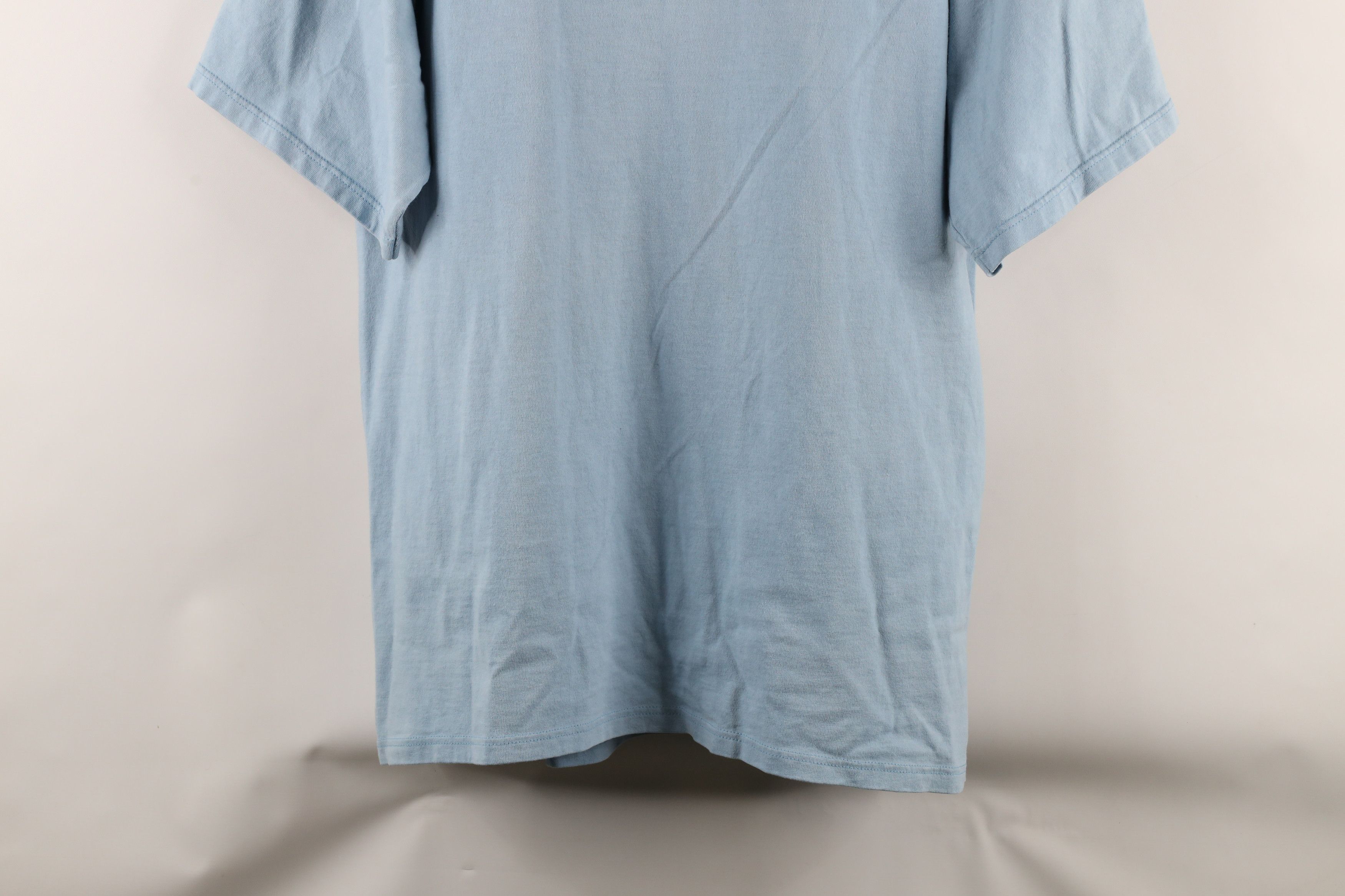 Vintage Vintage 90s Streetwear Heavyweight T-Shirt Carolina Blue USA Size US L / EU 52-54 / 3 - 3 Thumbnail
