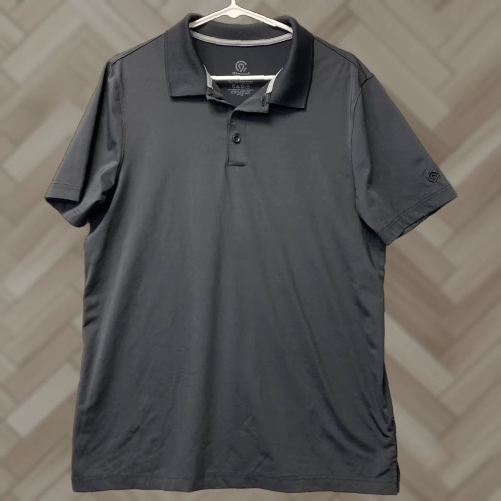 Champion Champion Polo Shirt Men M Black Golf Active Casual Logo Polo Small Summary Size US M / EU 48-50 / 2 - 1 Thumbnail