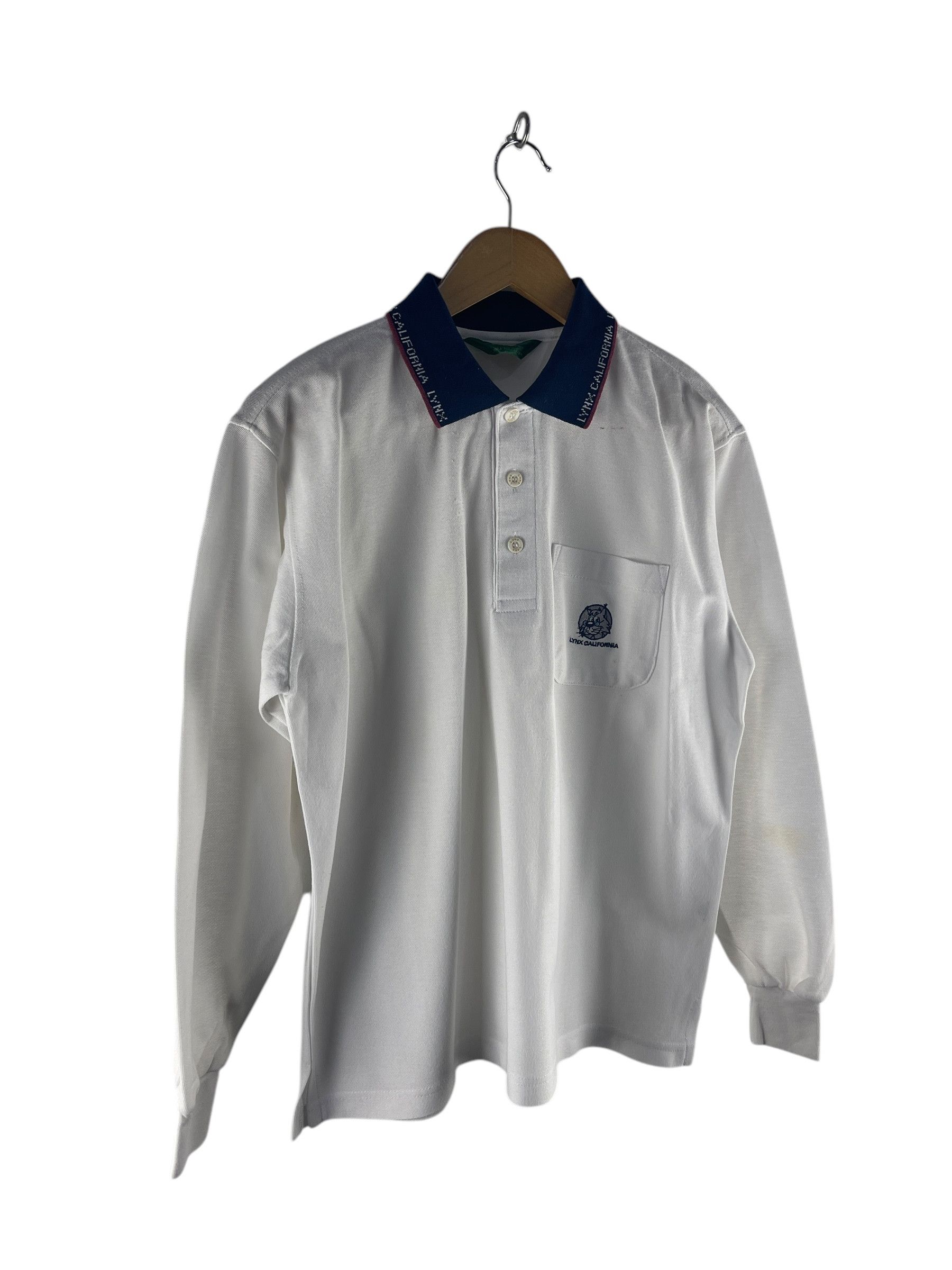 Japanese Brand Vintage LYNX California Polo Shirt Size US M / EU 48-50 / 2 - 2 Thumbnail