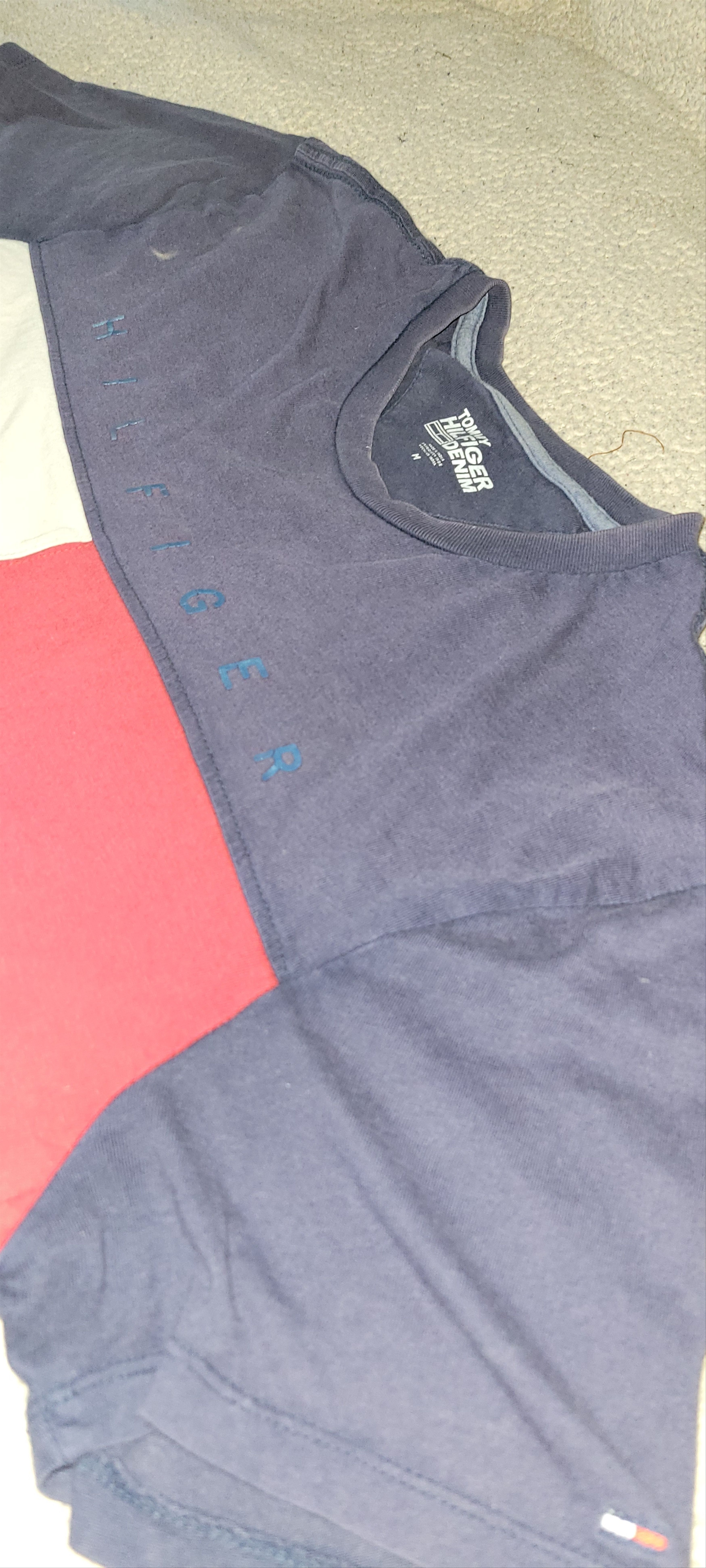Tommy Hilfiger Navy TommyHilfiger Denim T-shirt Size US M / EU 48-50 / 2 - 4 Thumbnail