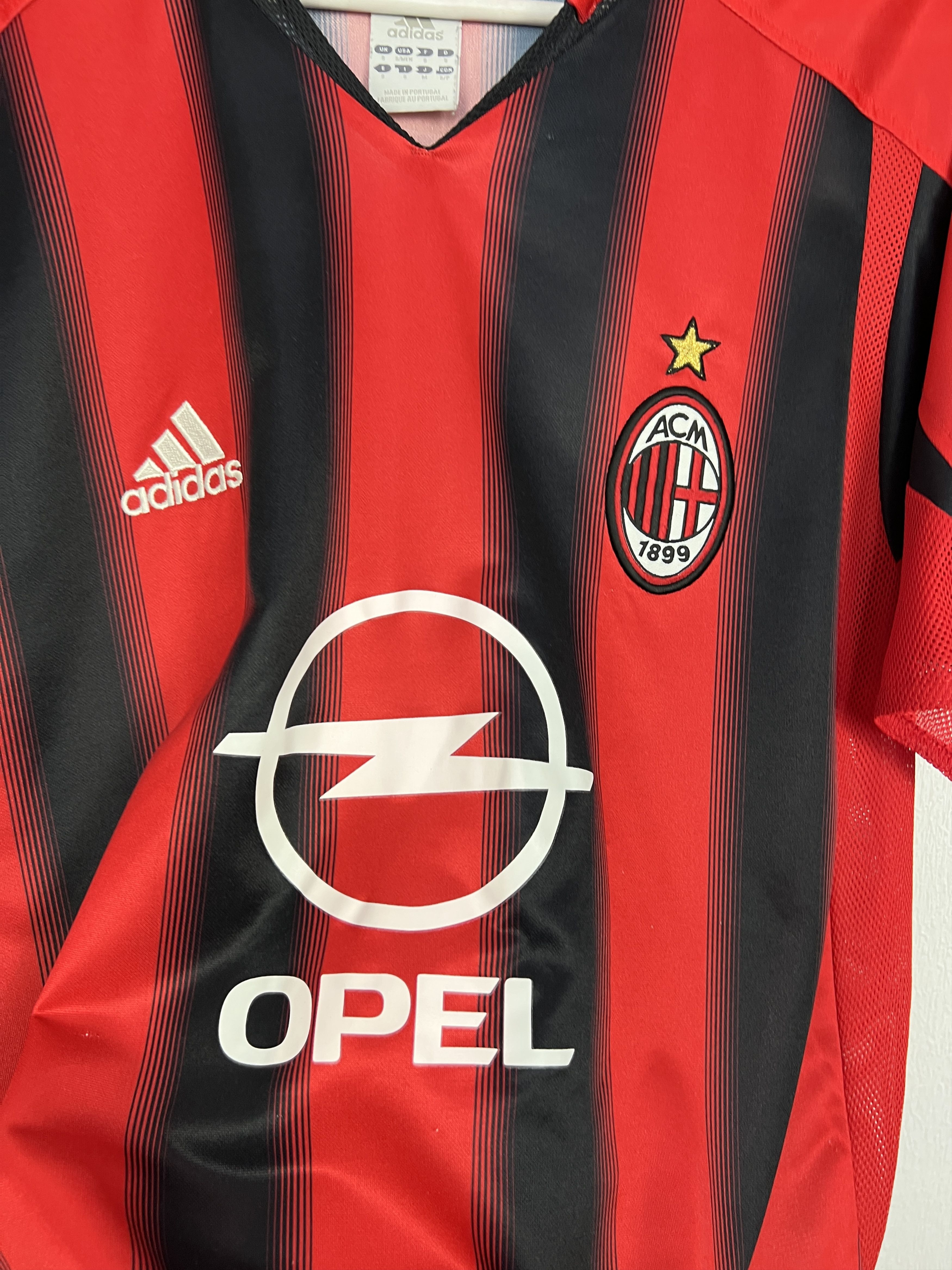 Adidas AC Milan Home football shirt 2004 Soccer Adidas Maglia Mens Size US S / EU 44-46 / 1 - 3 Thumbnail